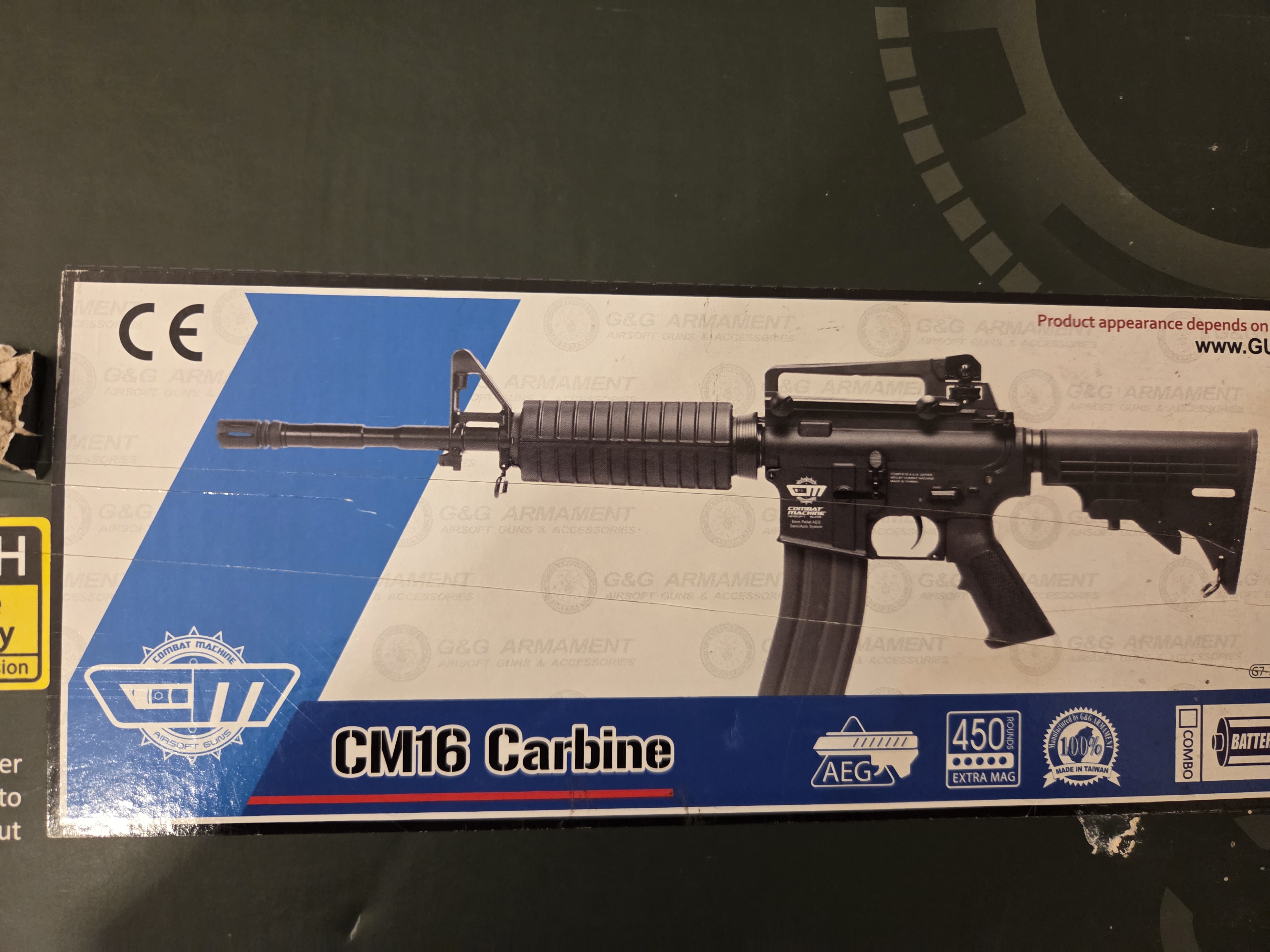 CM16 Carbine M4A1/Ris G&G 1.4 J jak nowa