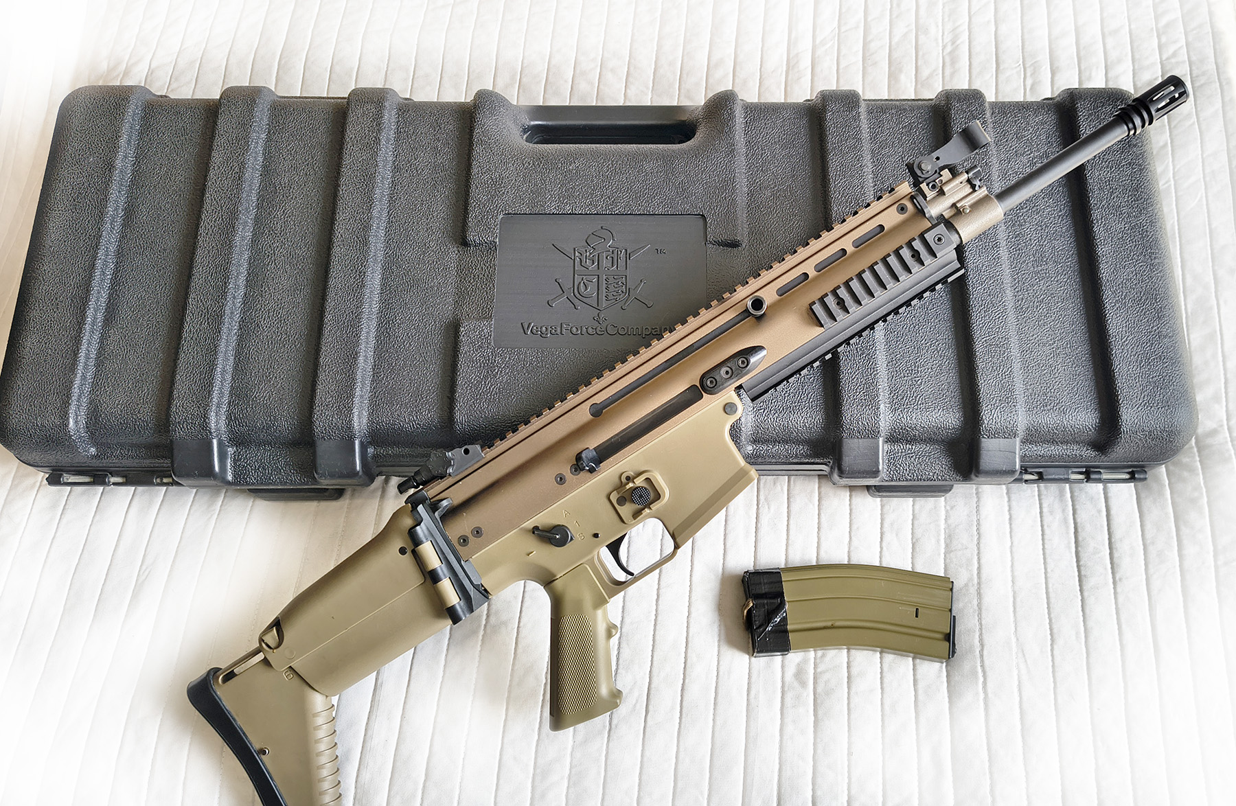 Karabin AEG SCAR-L VFC + duży zestaw akcesoriów