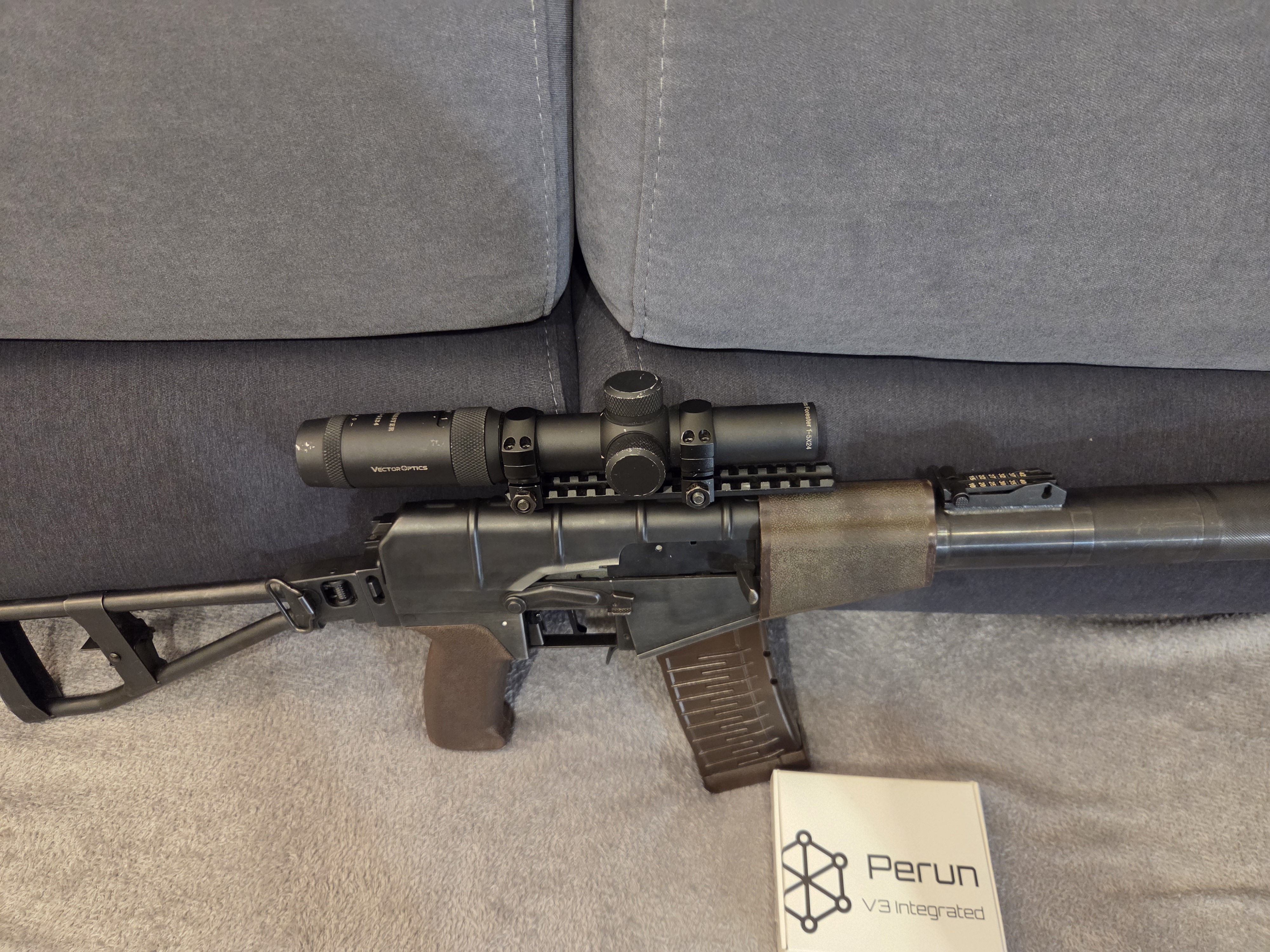 LCT AS VAL Perun V3 Integrated + Vector Optics Forester 1–5x24 1.9J/0.32g