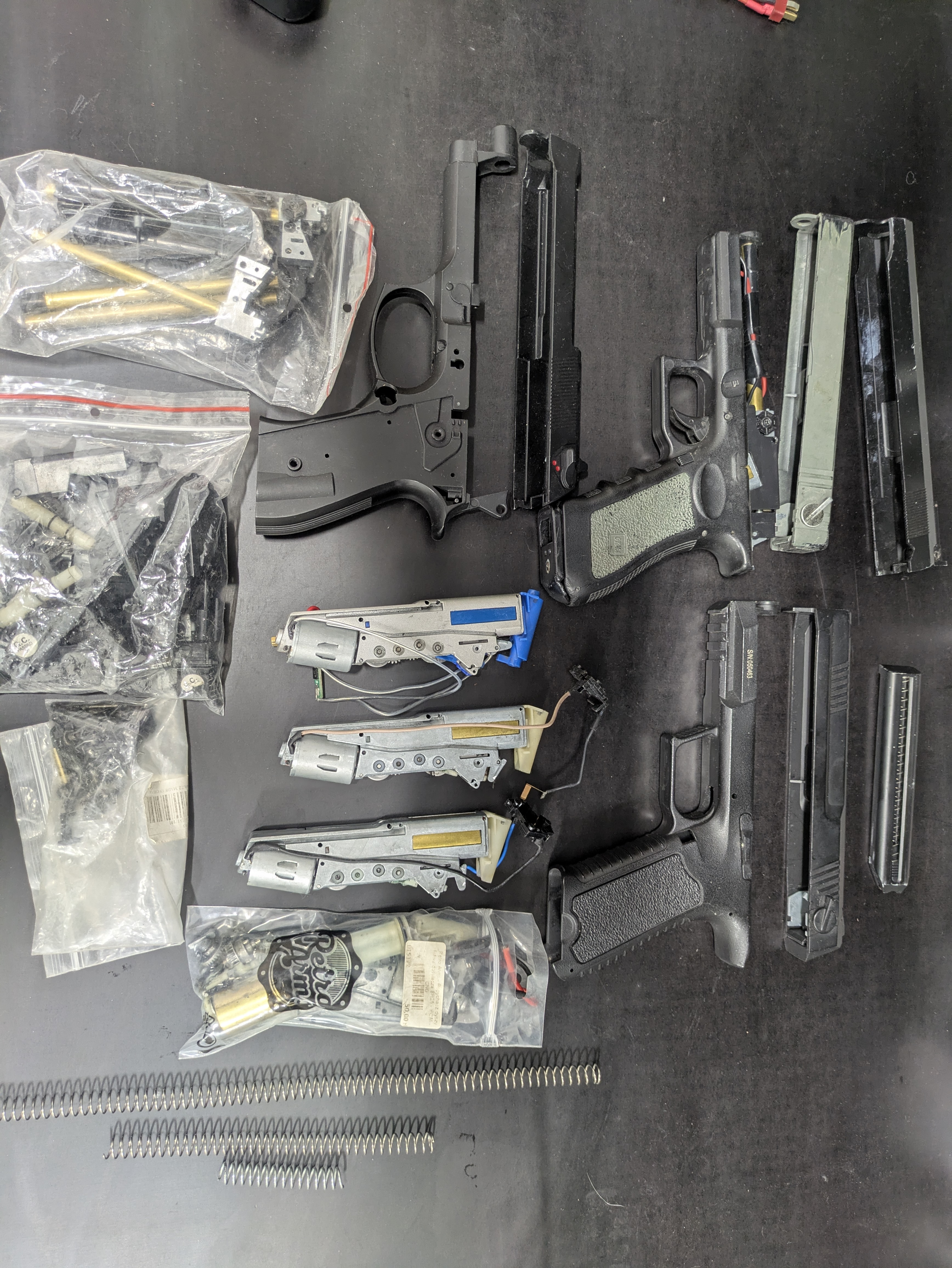 pistolety AEP części