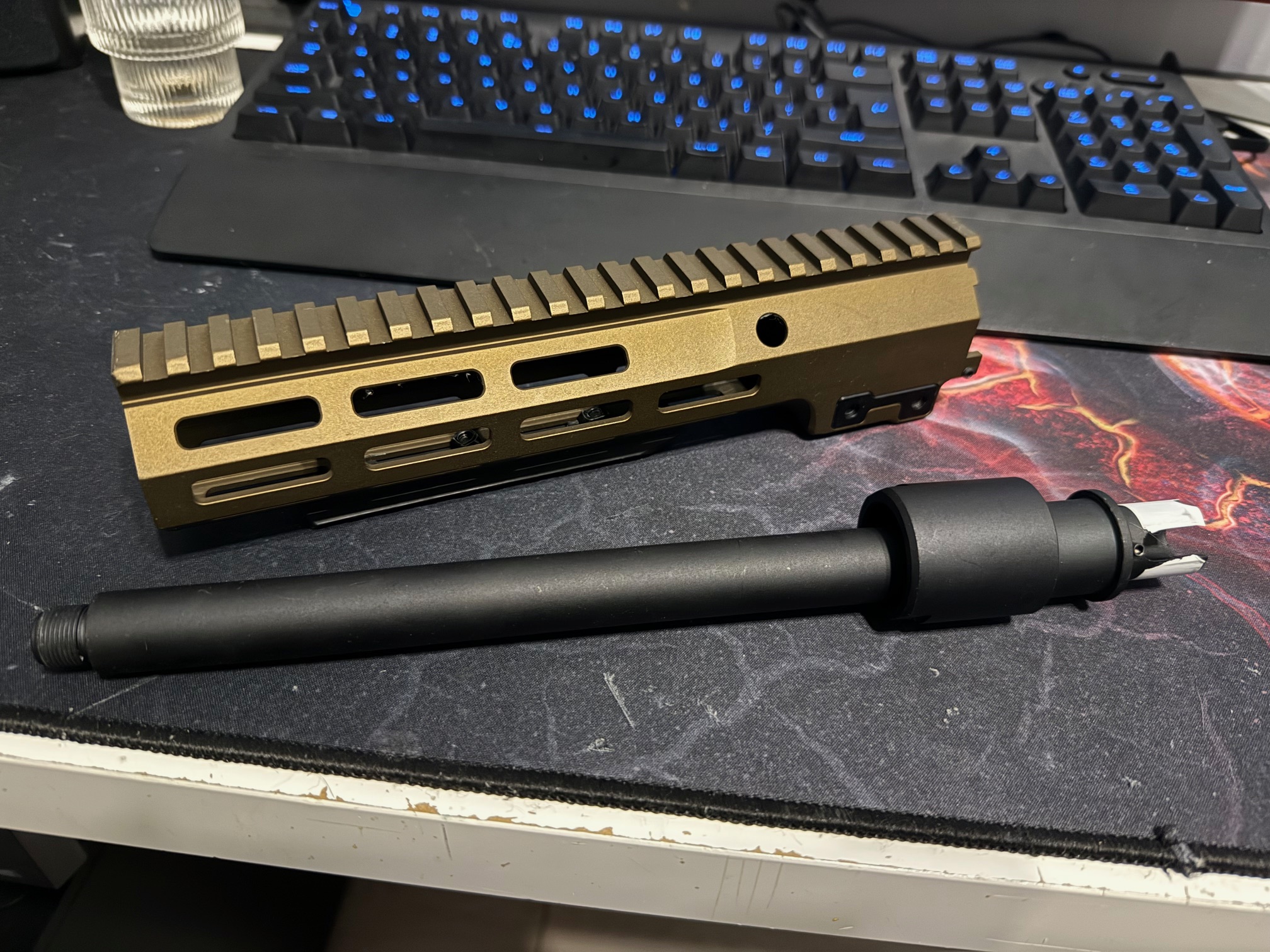 Kompletny Metalowy Korpus M4 + Front CNC wraz z lufą Delta Armory