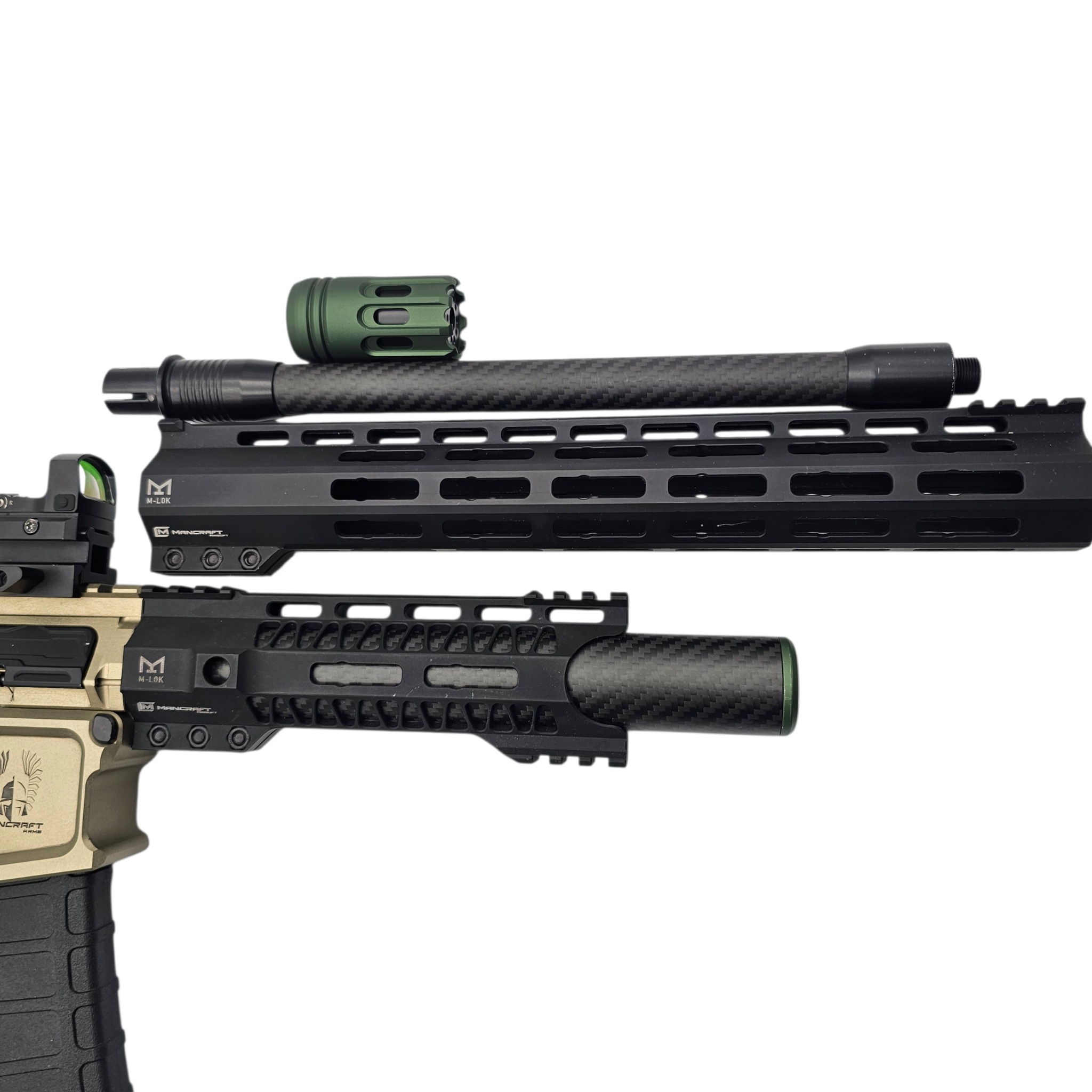 M4 FULL CNC Mancraft, Kolba HPA, Sparklabs Wolf, MAXX. + Drugi front + lufa.