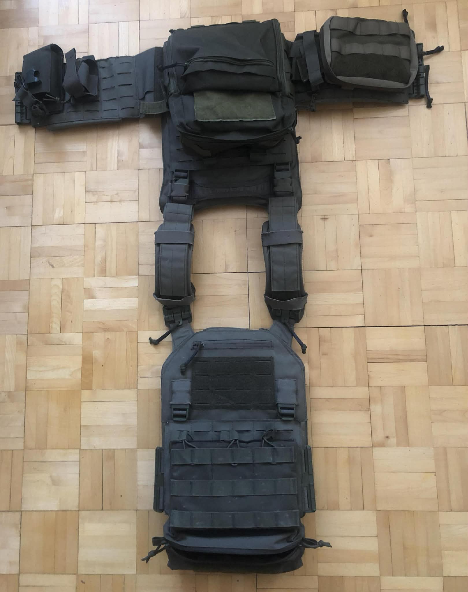 Kamizelka Plate Carrier Ranger Green Laser cut
