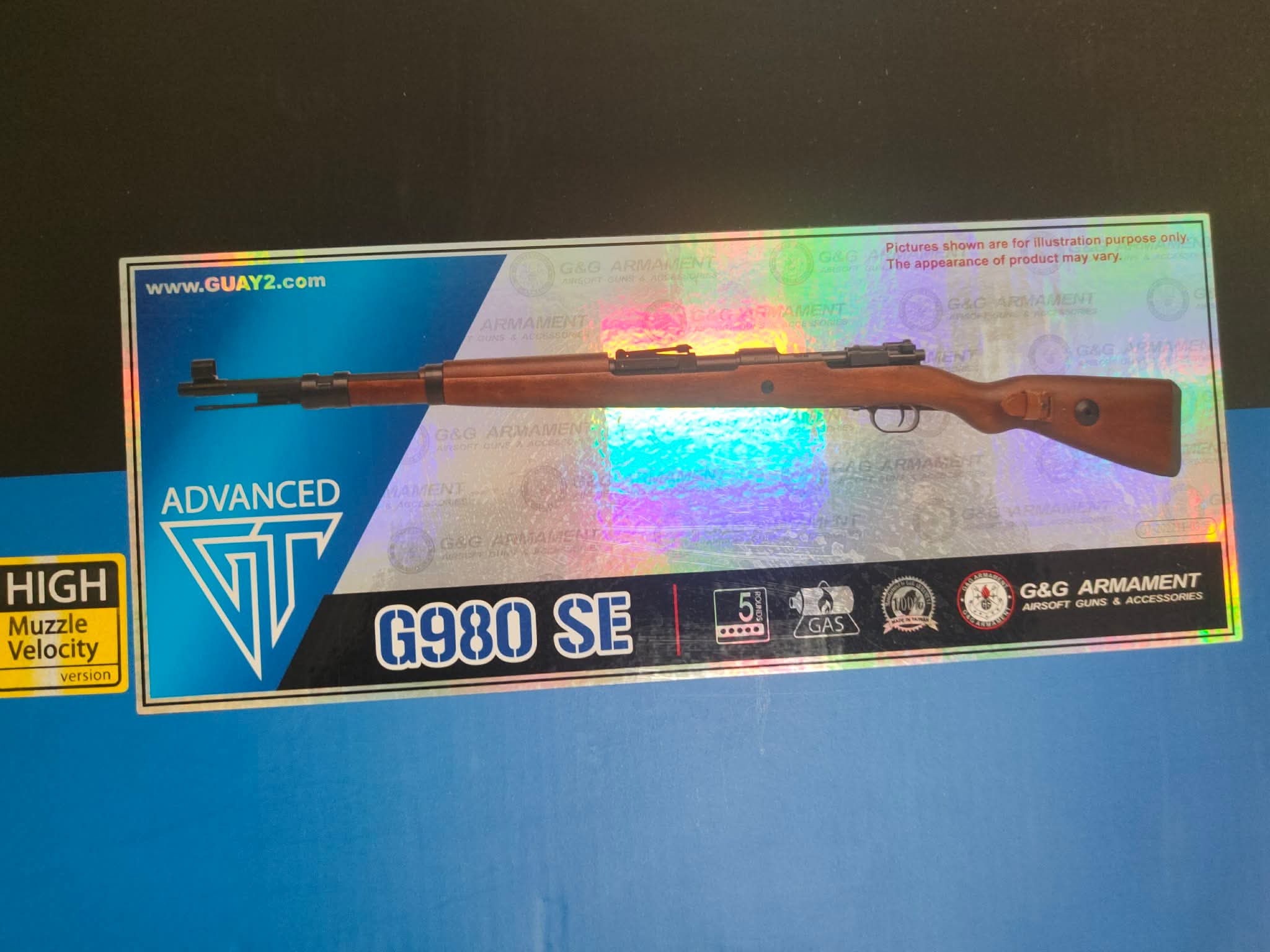 Kar98 g&g na łuski praktycznie nowy z wadą