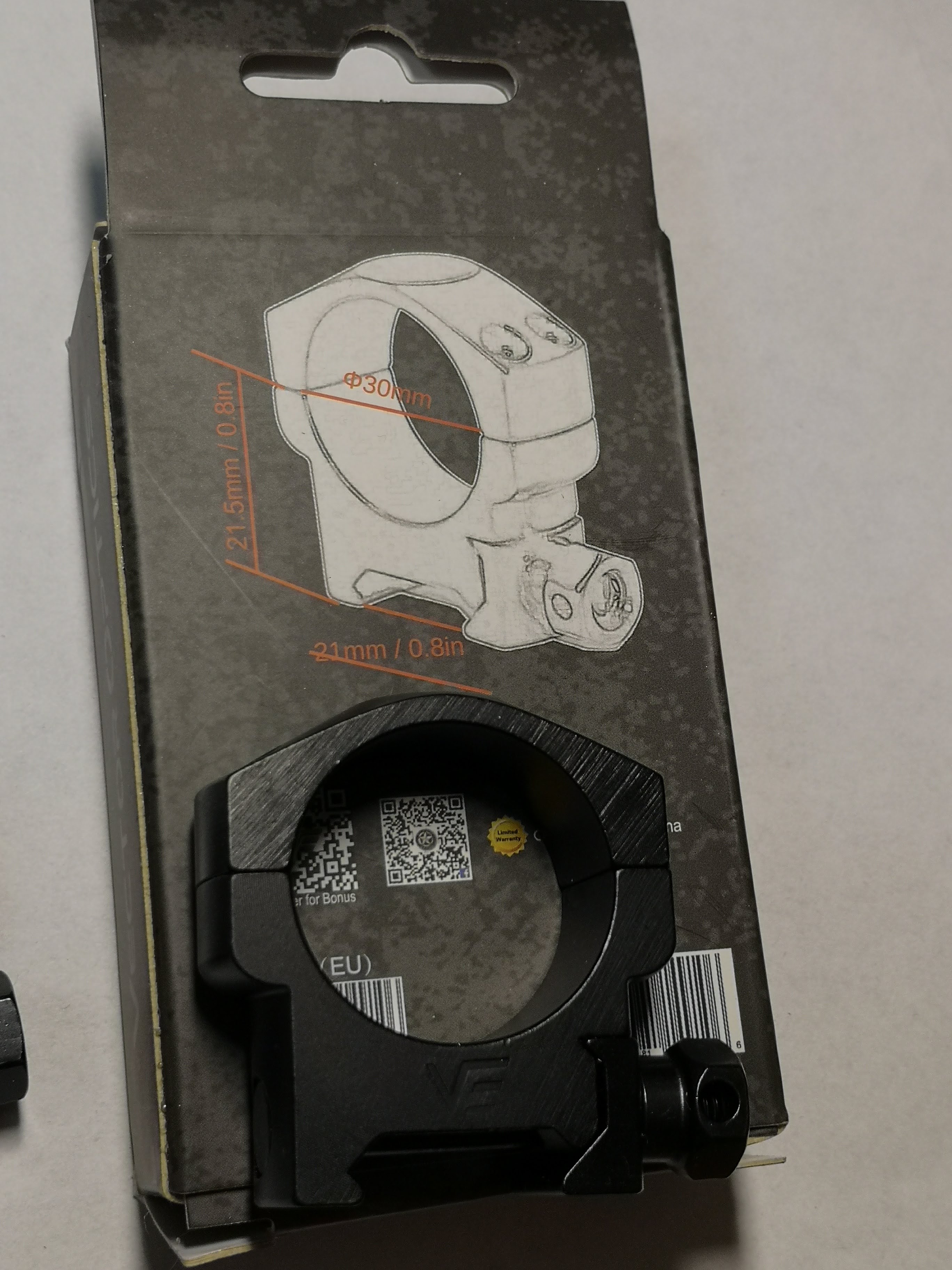 Akcesoria VictOptics osłona przeciwsłoneczna, montaż, pokrętło paralaksy Vector Optics