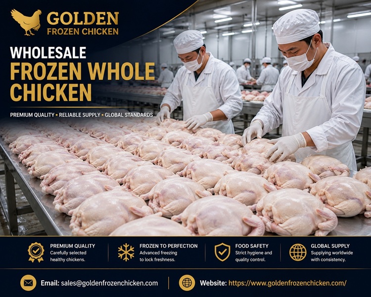 Whole Frozen Chicken & Chicken Parts Supplier | Worldwide Delivery