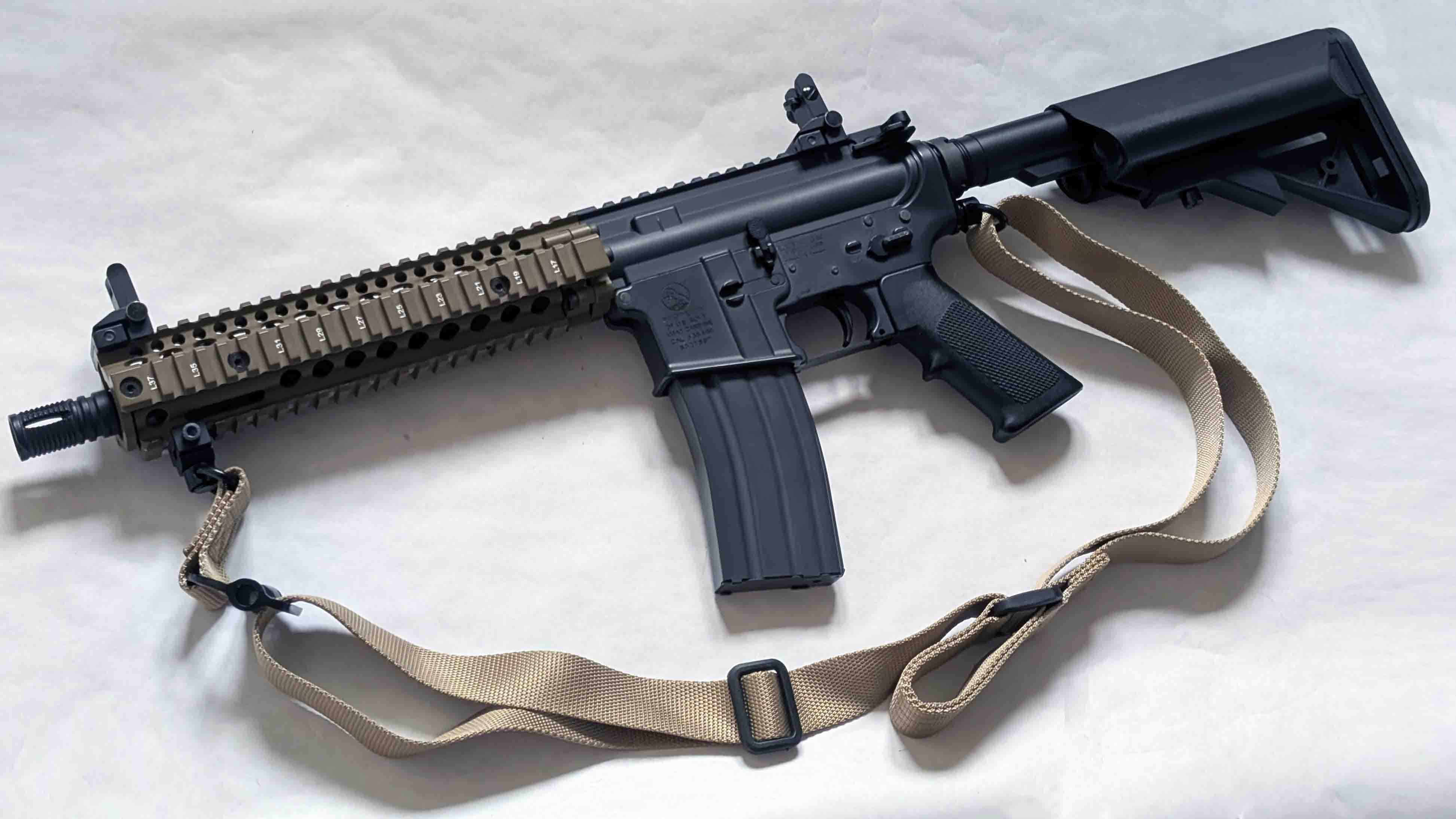 PTW Airsoft Colt MK18 MOD1 M4 AR + Accessories