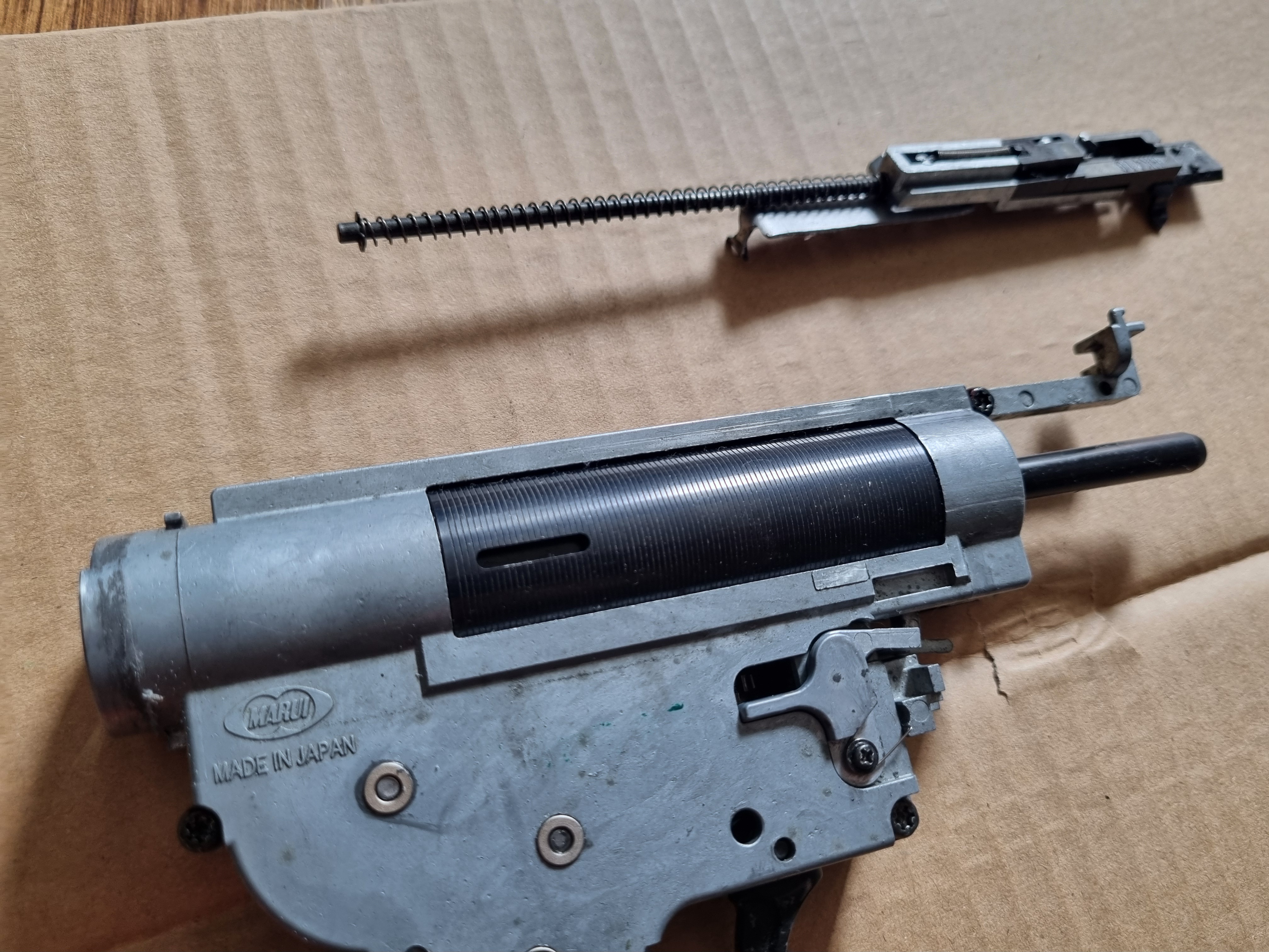 kompletny gearbox po tuningu, tokyo marui recoil shock , tm ngrs , gate titan v2 ngrs