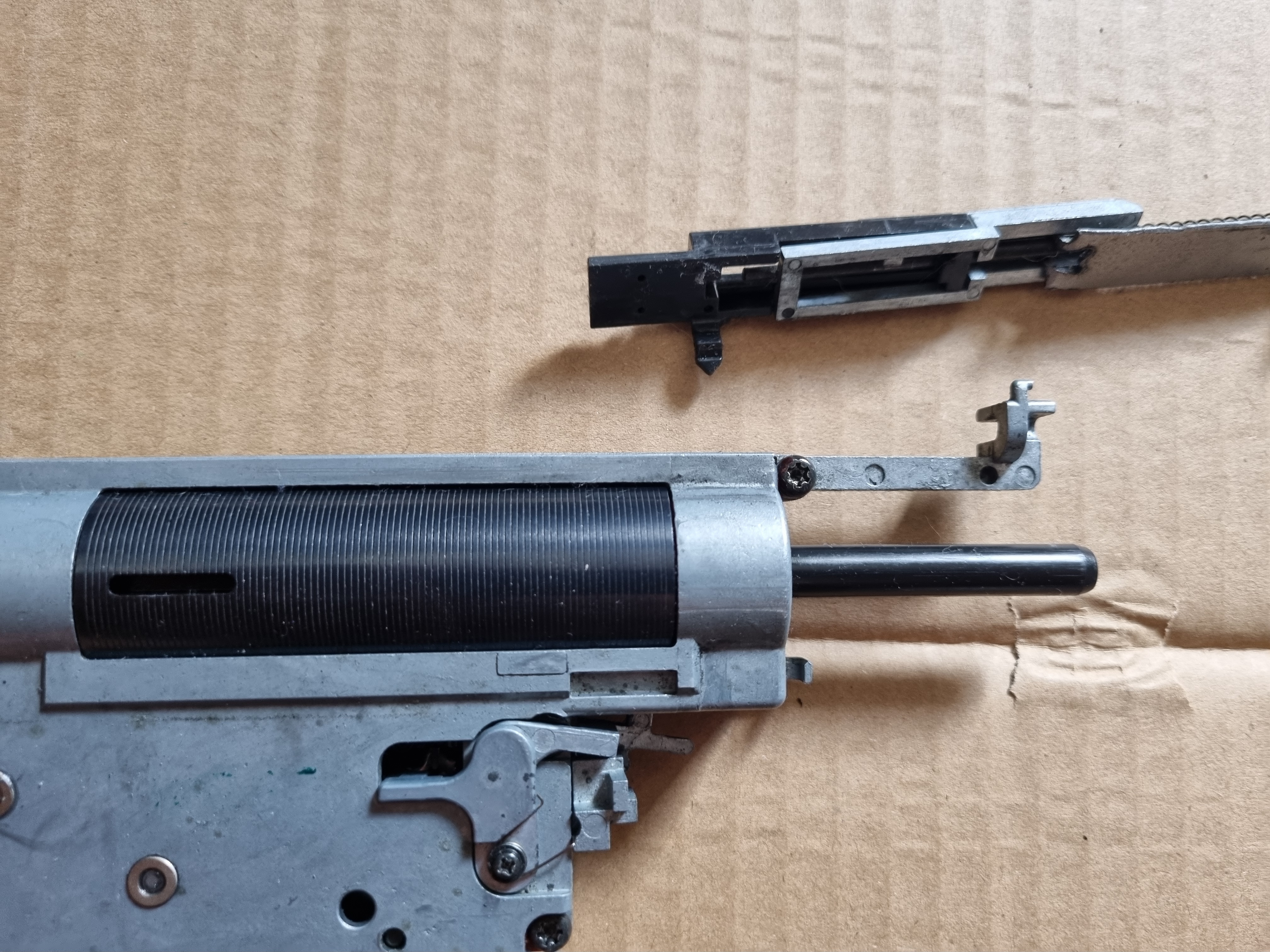 kompletny gearbox po tuningu, tokyo marui recoil shock , tm ngrs , gate titan v2 ngrs
