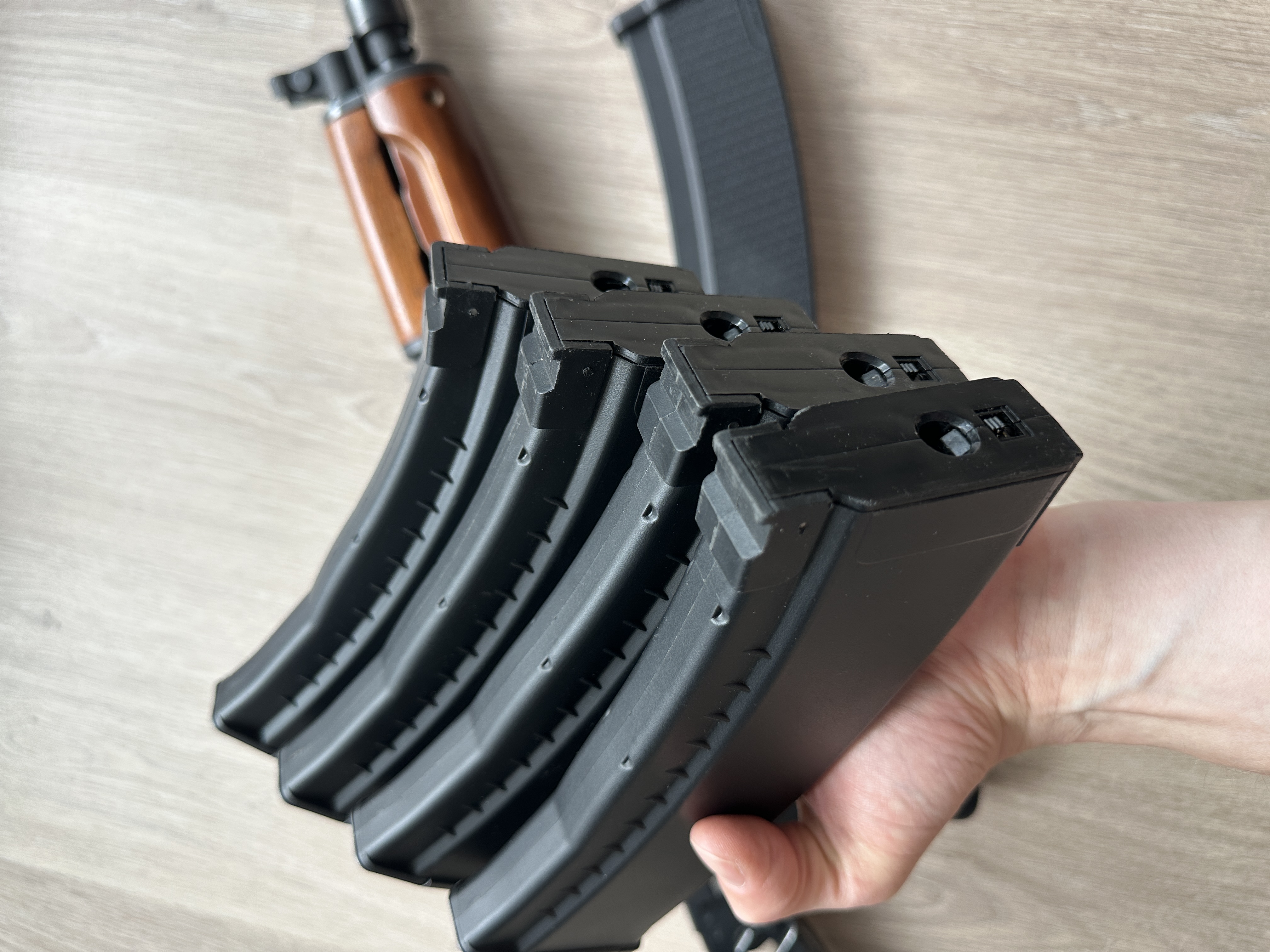 ASG AK47 / Kałasznikow – kompletny zestaw, metalowa replika + akcesoria