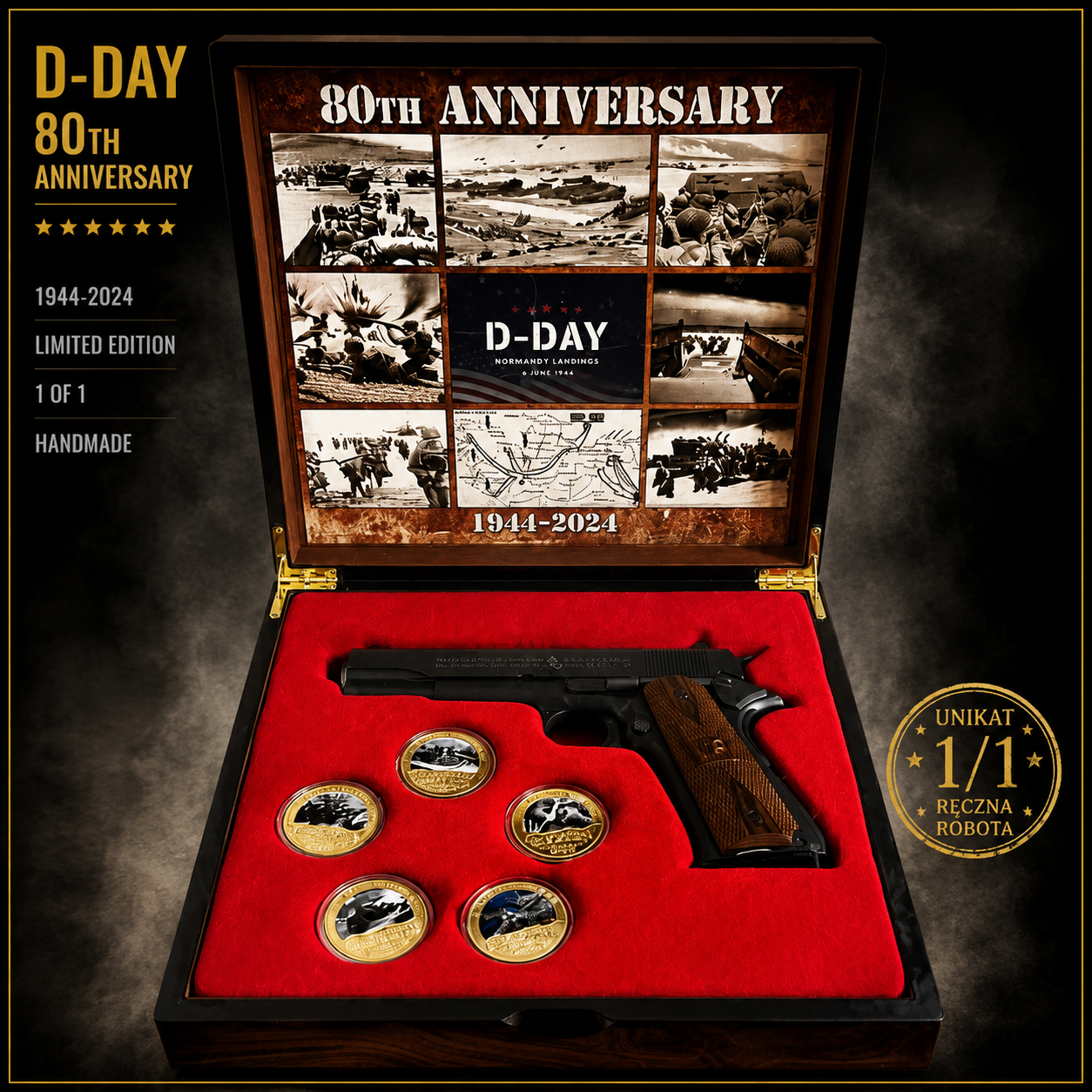 Colt 1911 ( cybergun) na CO 2 w rocznicowym opakowaniu D-DAY