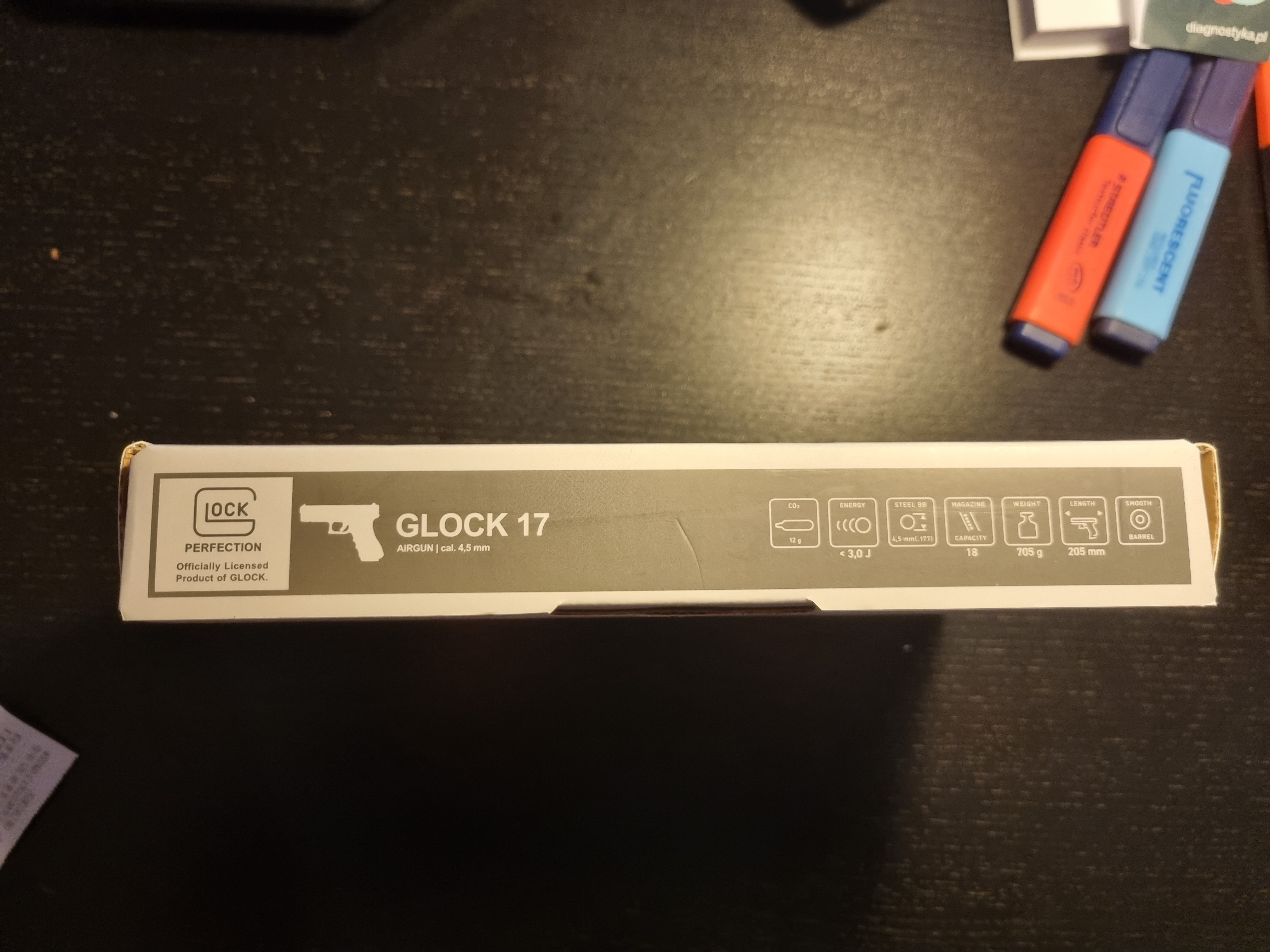 Replika ASG Glock 17 + uniwersalna kabura