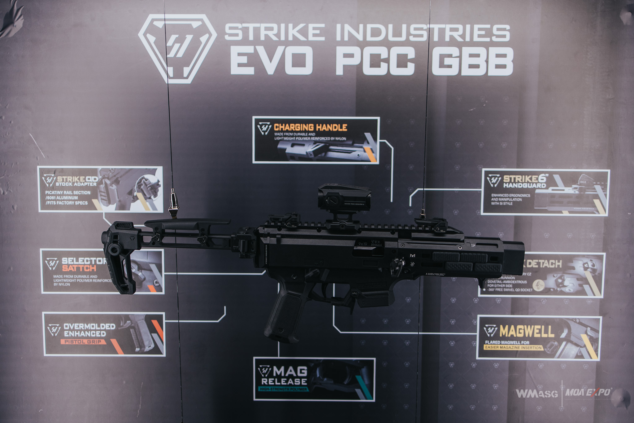 Repliki TTI, CZ, SIG Sauer i Ruger od Toxicant na targach MOA 2025