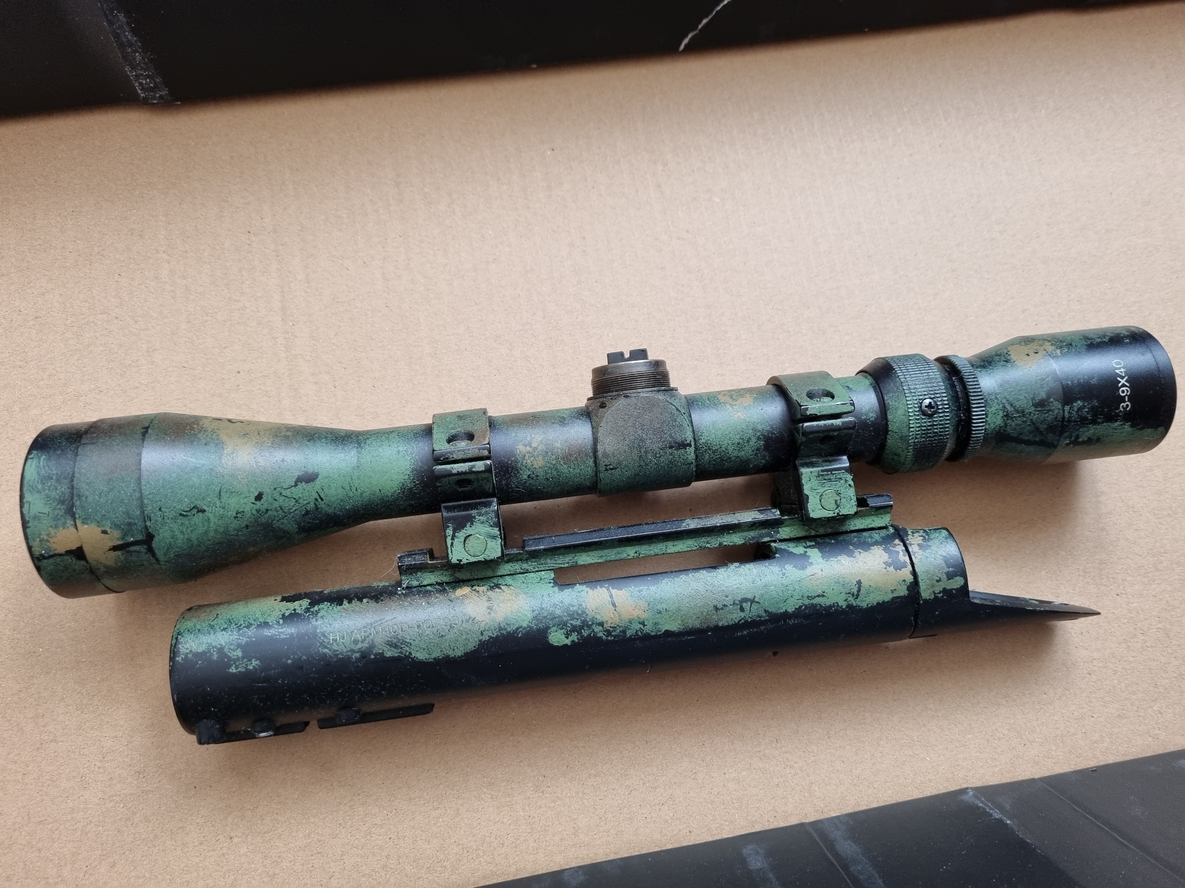 body + luneta + magazynek / APM40 APS / karabin snajperski / camo