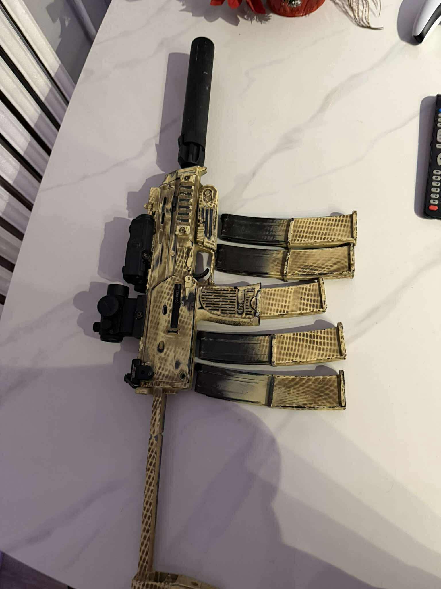 Mp7 kwa gbb + 5 magów i dodatki