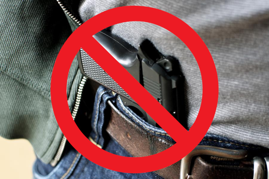 Ban on carrying weapons in Warsaw