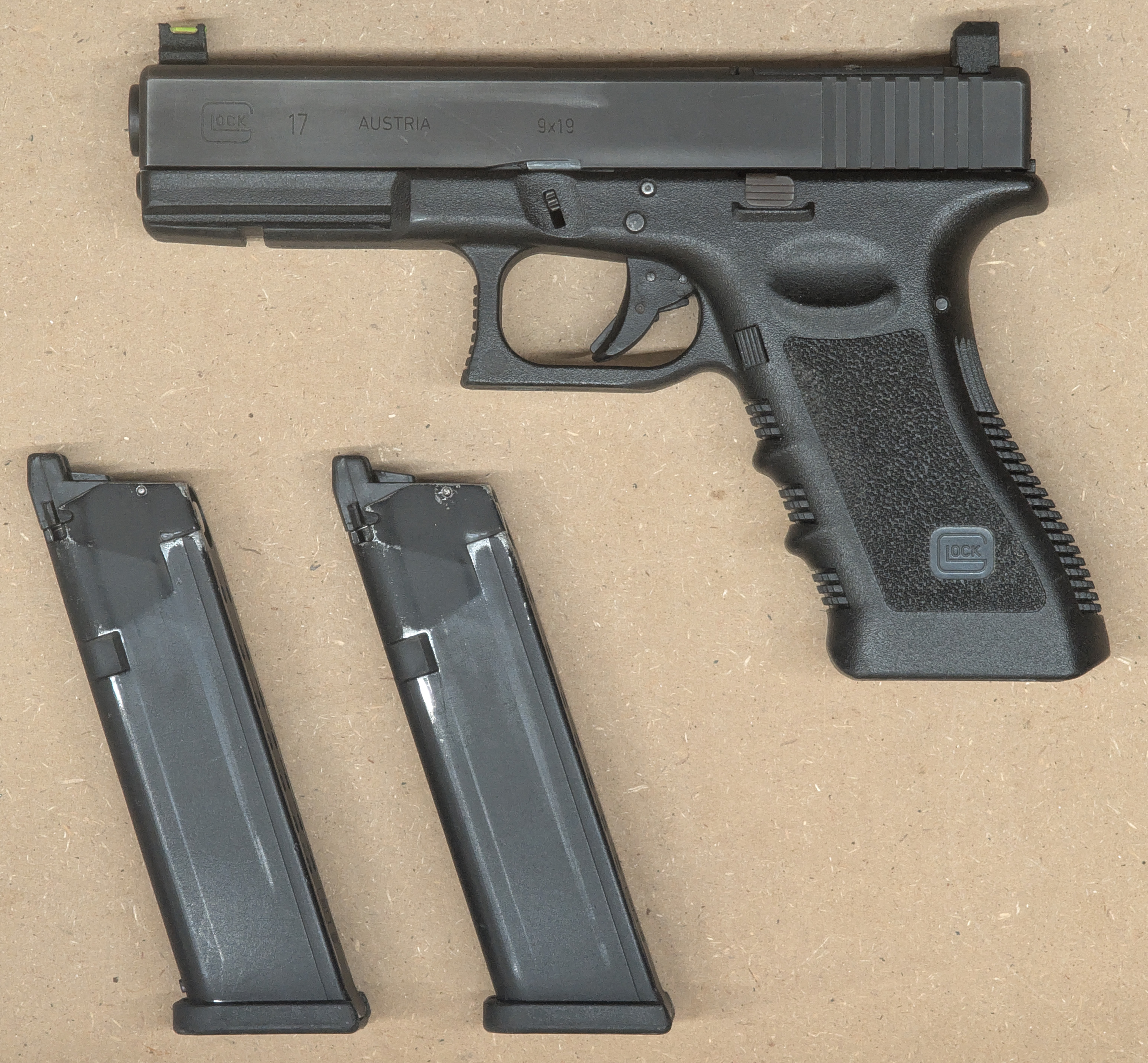 GHK Glock 17 gen 3 GBB / frez RMR / dwa magazynki