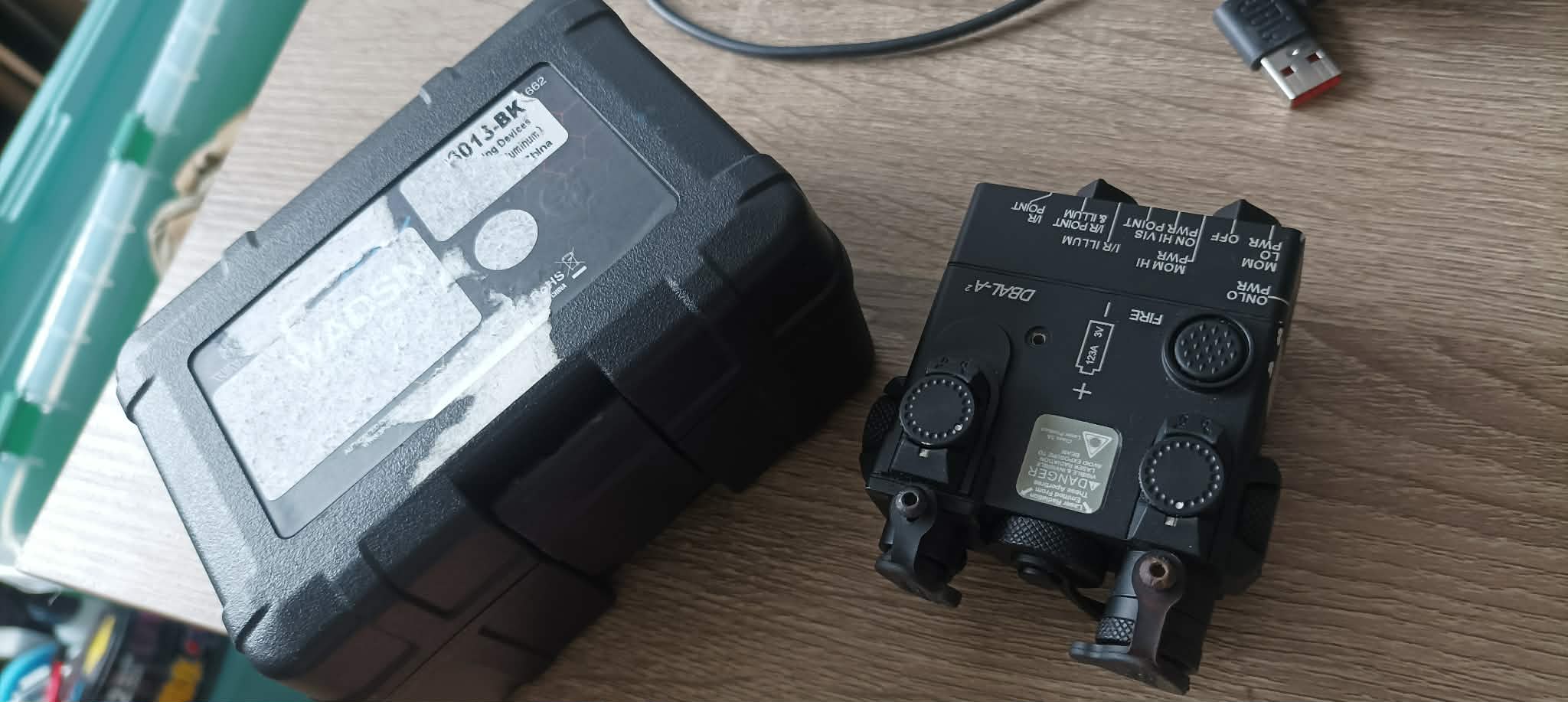 [S]Wadsn DBAL A2 IR laser czerwony latarka metalowy celownik laserowy