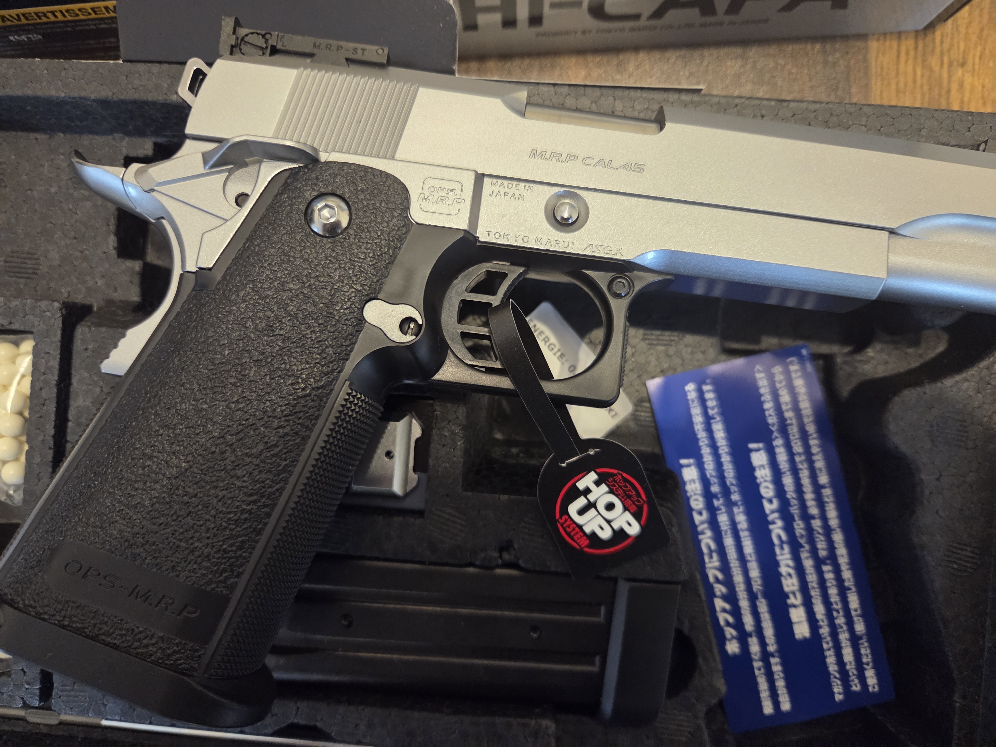 Tokyo Marui Hi-Capa 5.1 Silver + dodatkowy nowy magazynek.