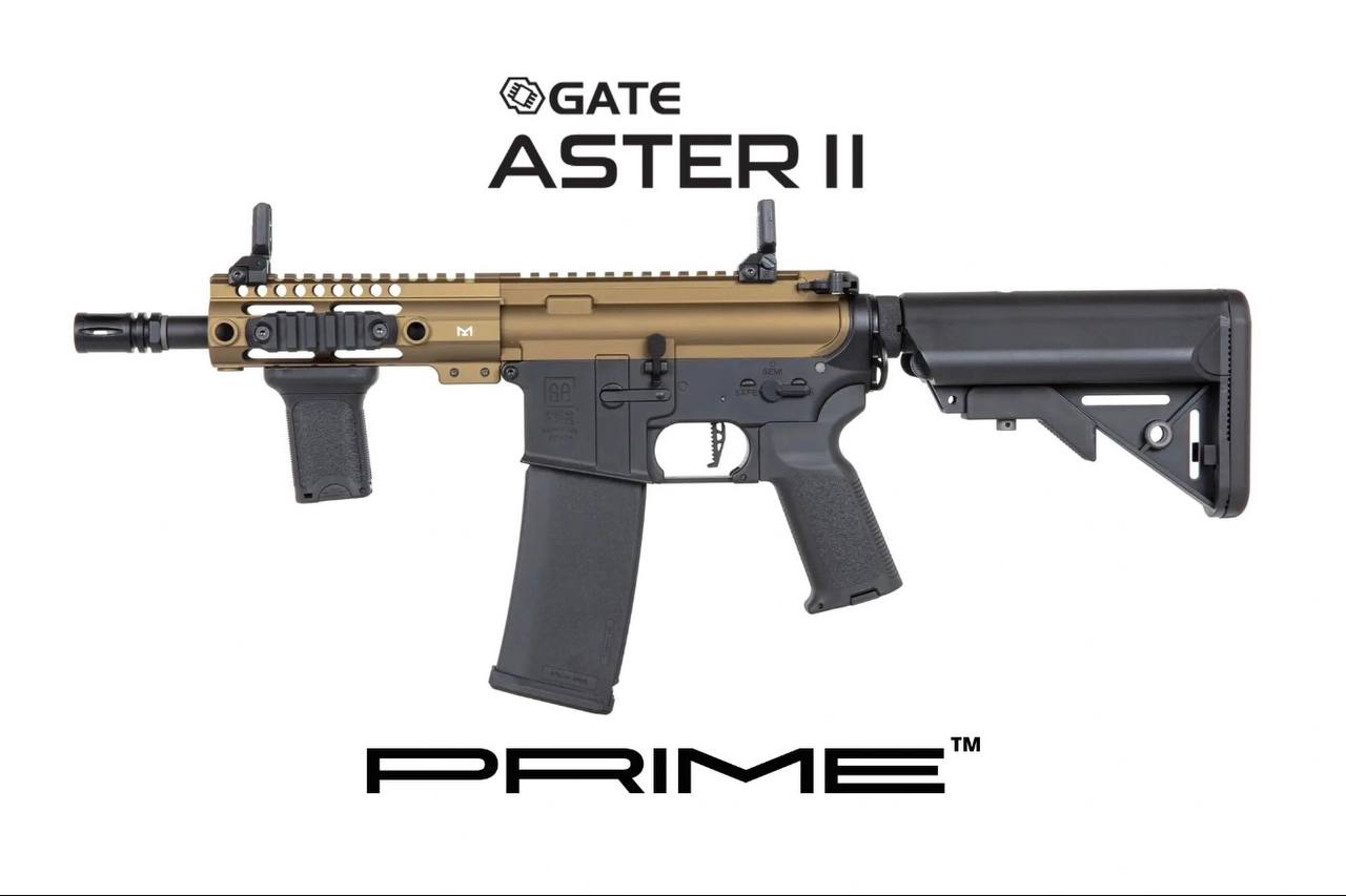 Specna Arms SA-P21 PRIME Aster II BLDC Chaos Bronze + pełny zestaw