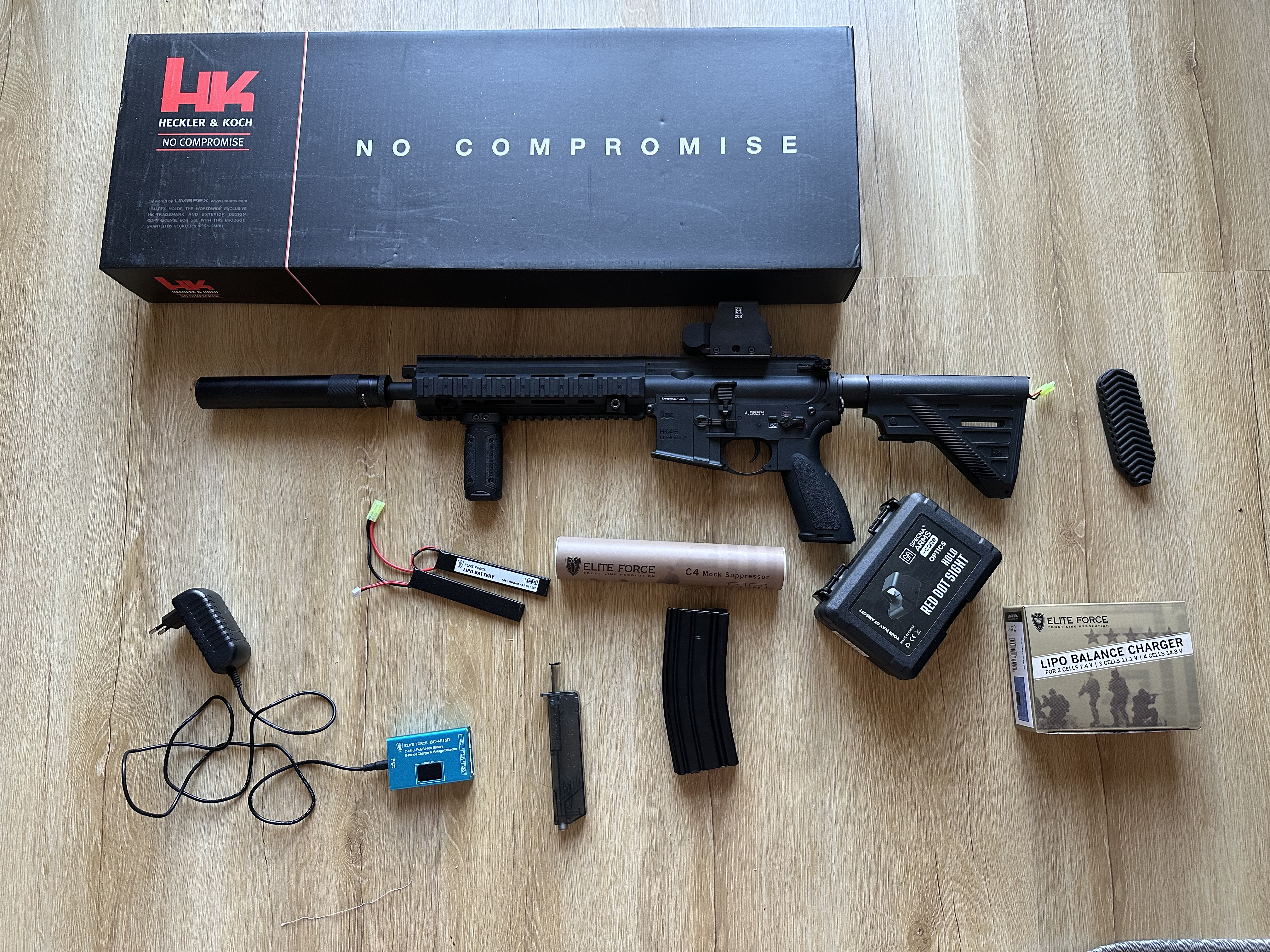 Hk416 + akcesoria