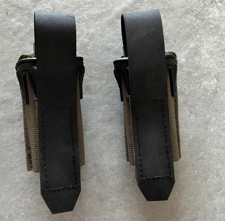2 x Ładownica Wosport na magazynek pistoletowy MG-125 Oliwkowy