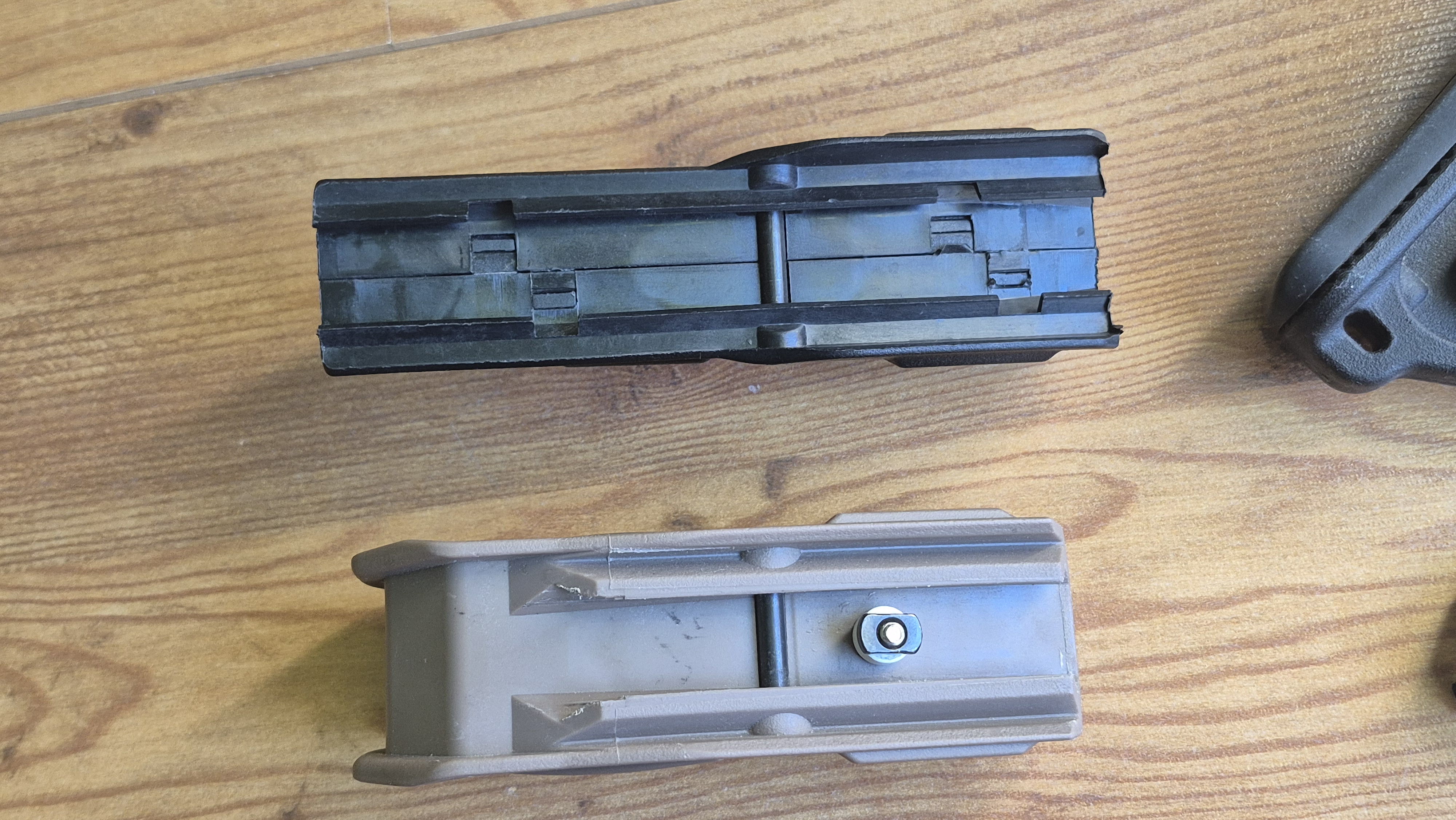 kolba magpul, chwyt, przejściówka, end plate i inne części