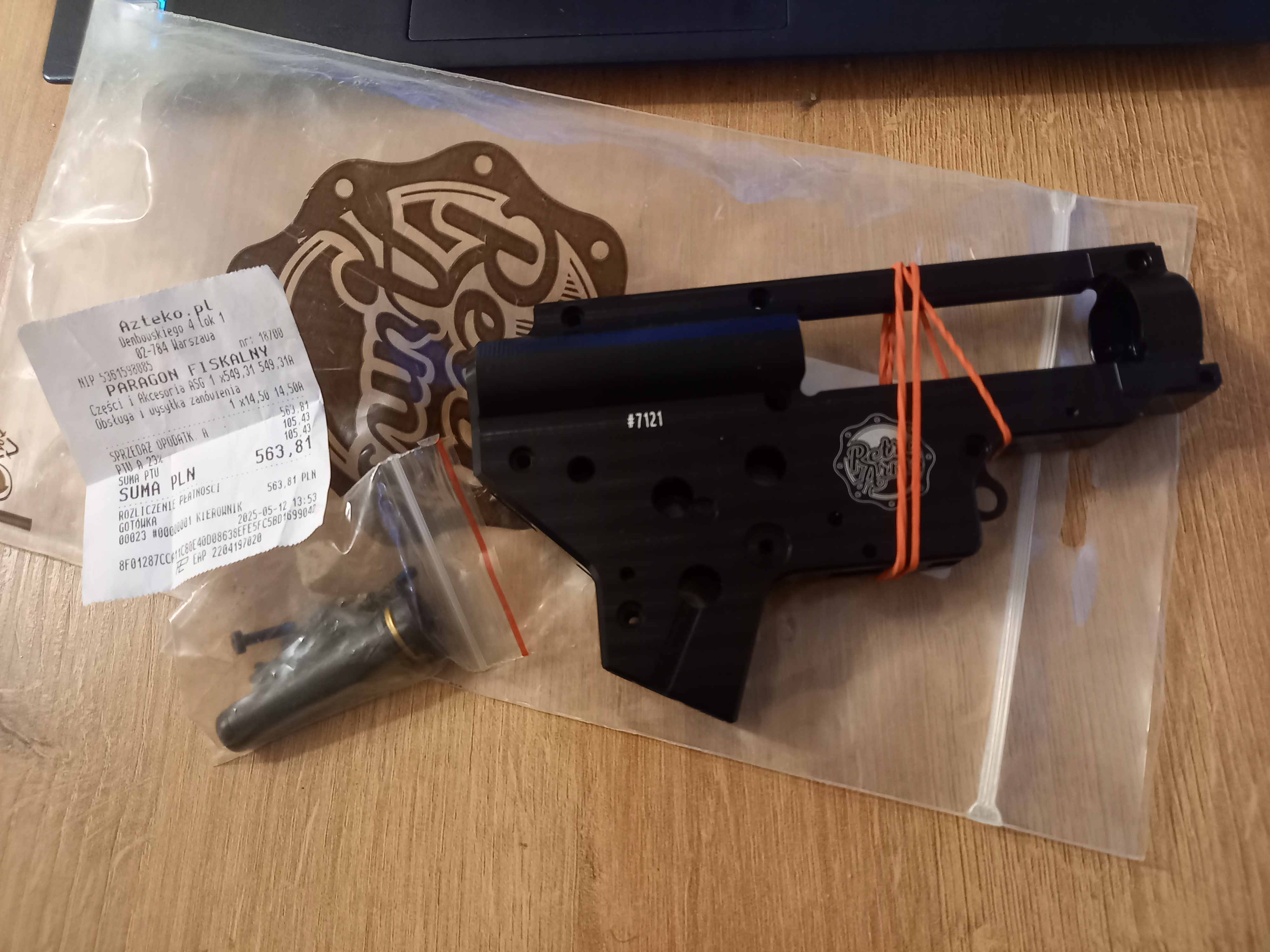 Nowy aluminiowy gearbox v2 retro arms 9mm