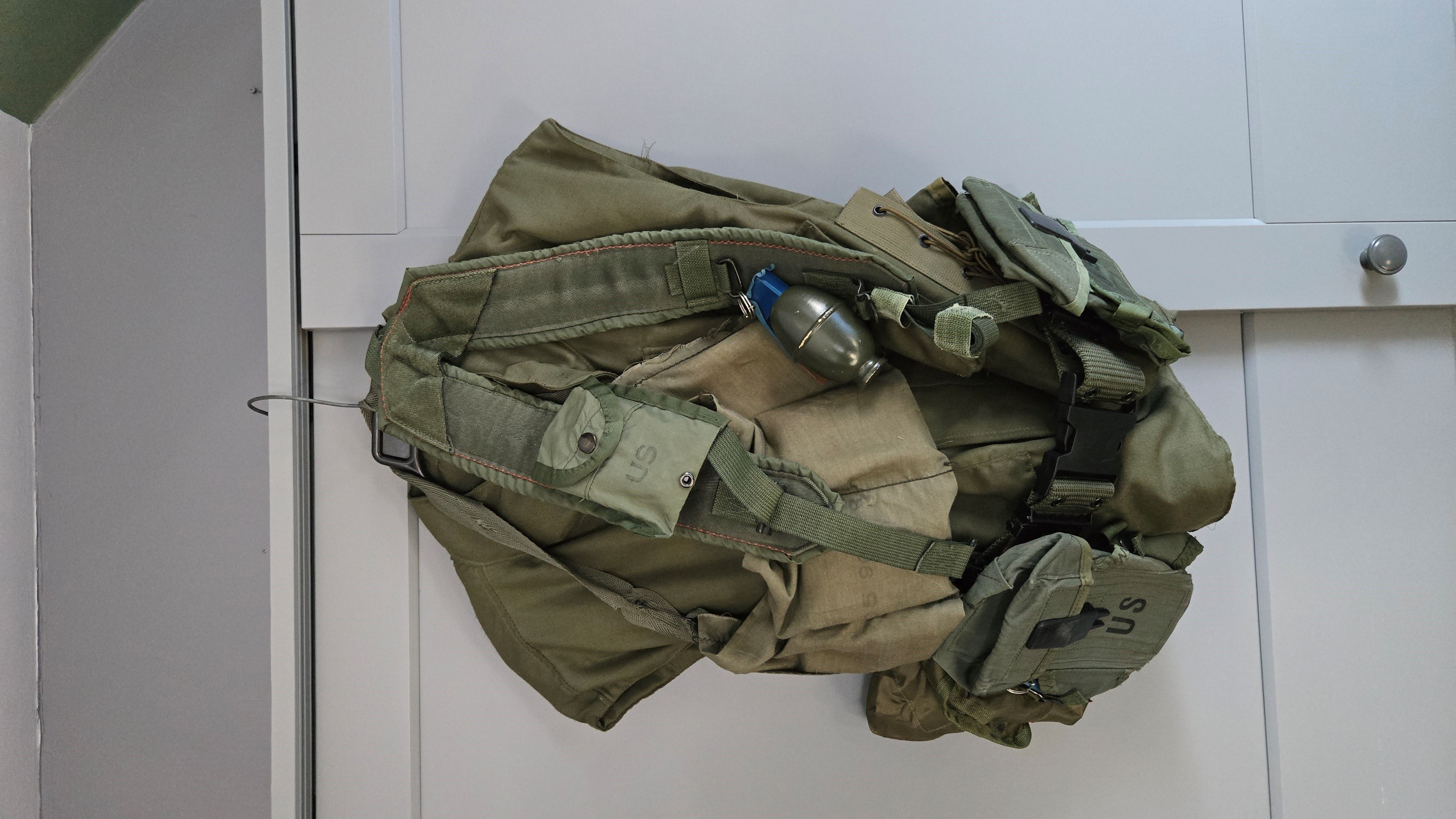 [S] M67 Flak Vest + Oporządzenie Alice Vietnam