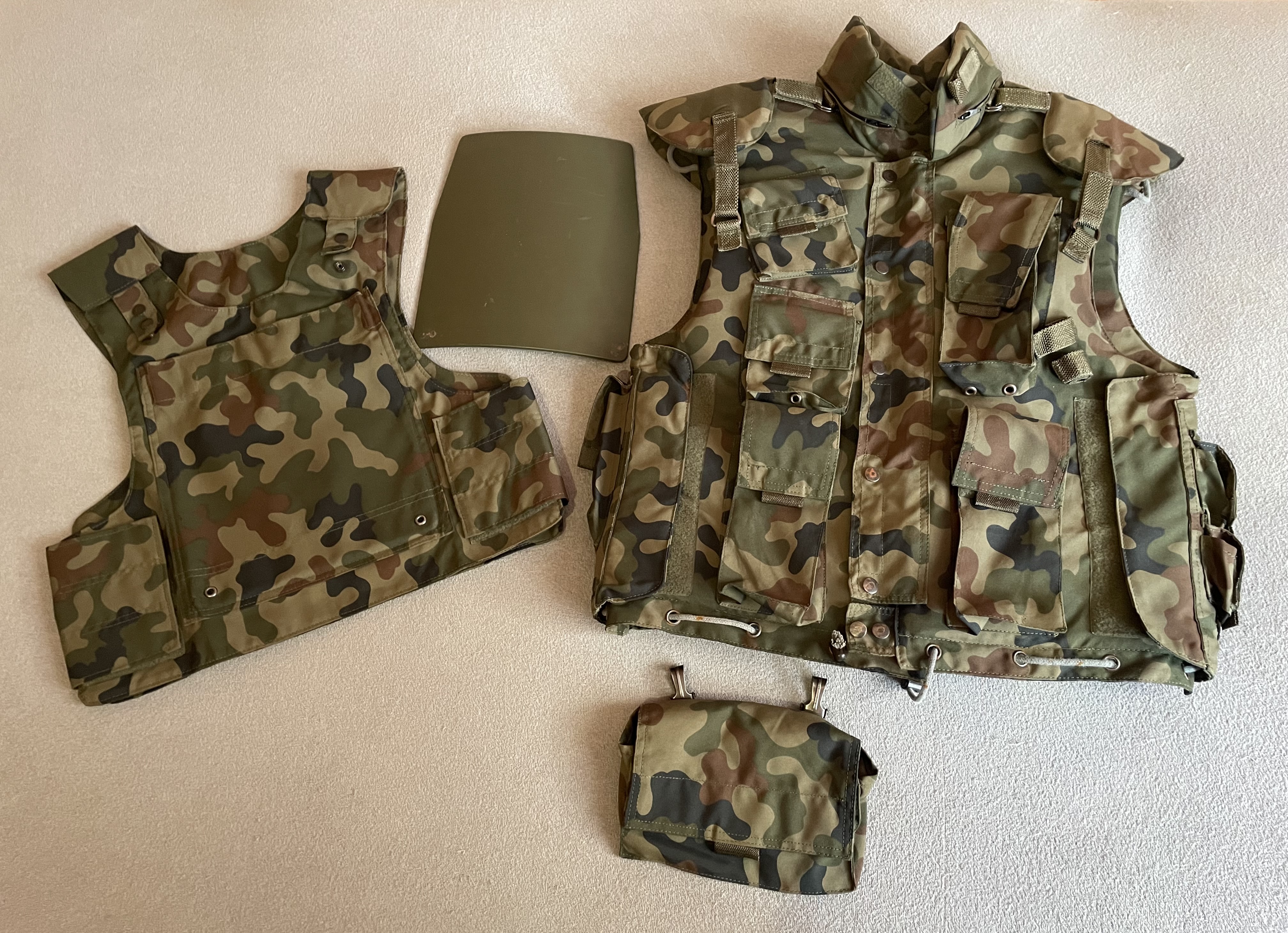 Kompletna kamizelka DMV-98 XXL Lubawa z kevlarem i płyta