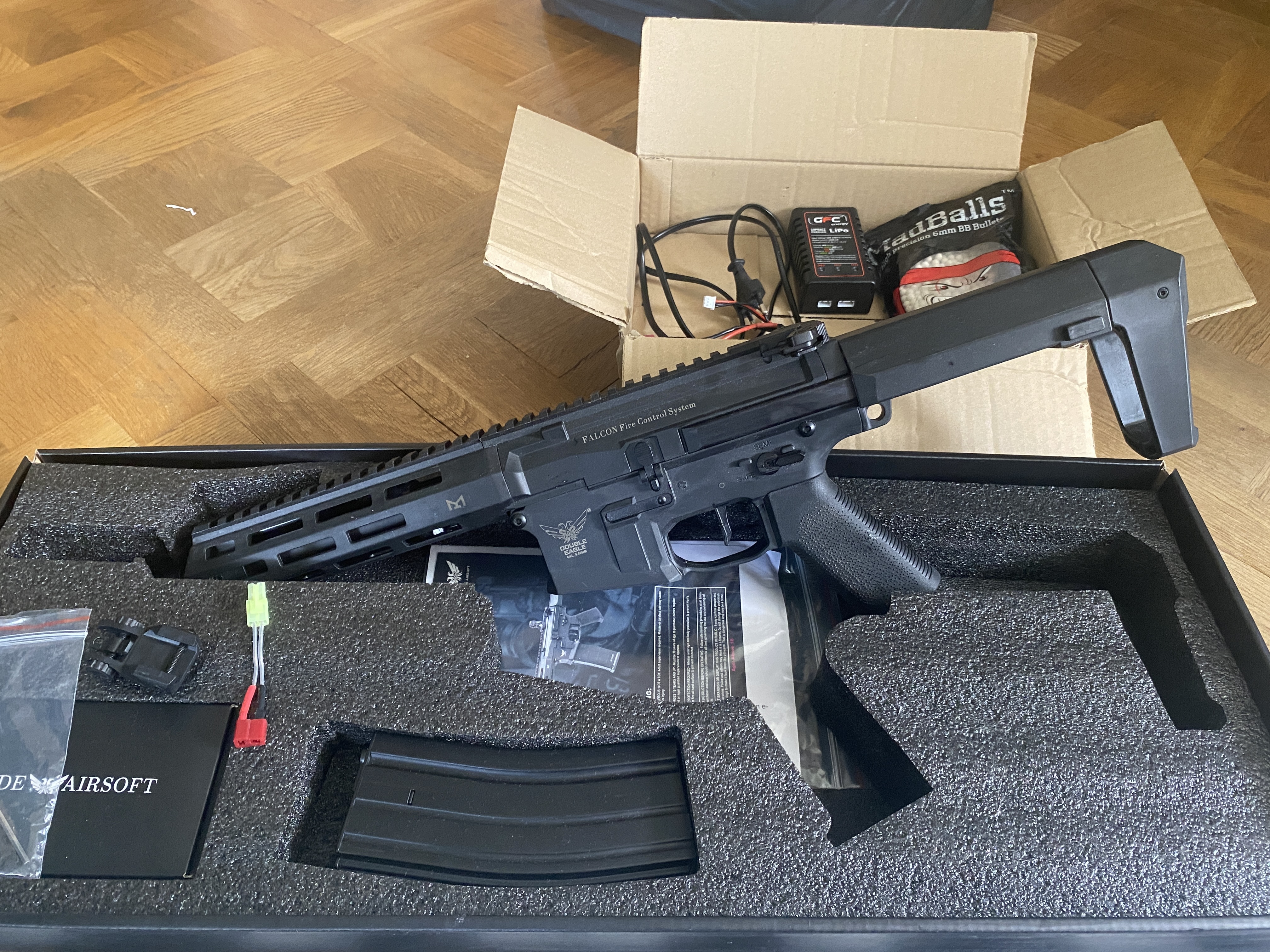 KARABINEK ASG M904G FALCON 3.0 ETU - BLACK