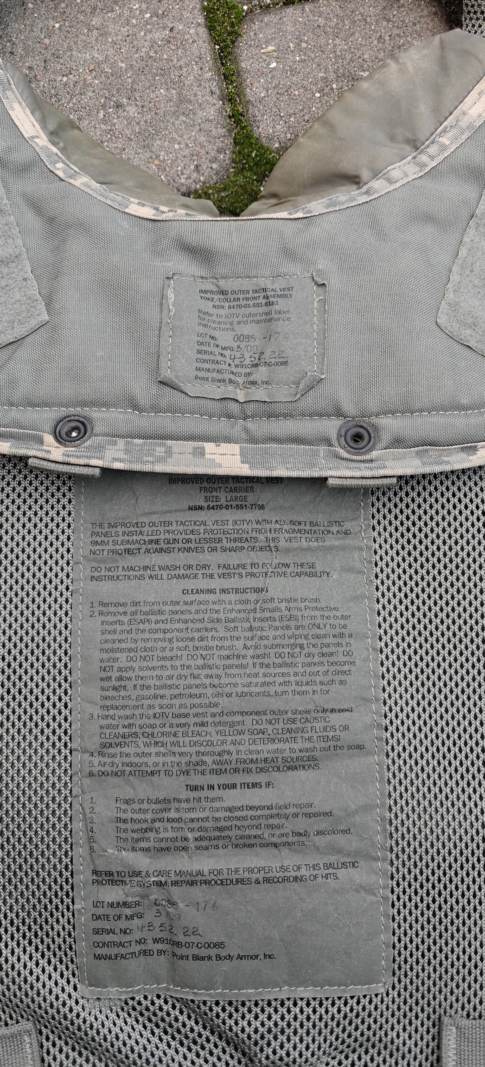 Kamizelka IOTV UCP US ARMY + wkłady.