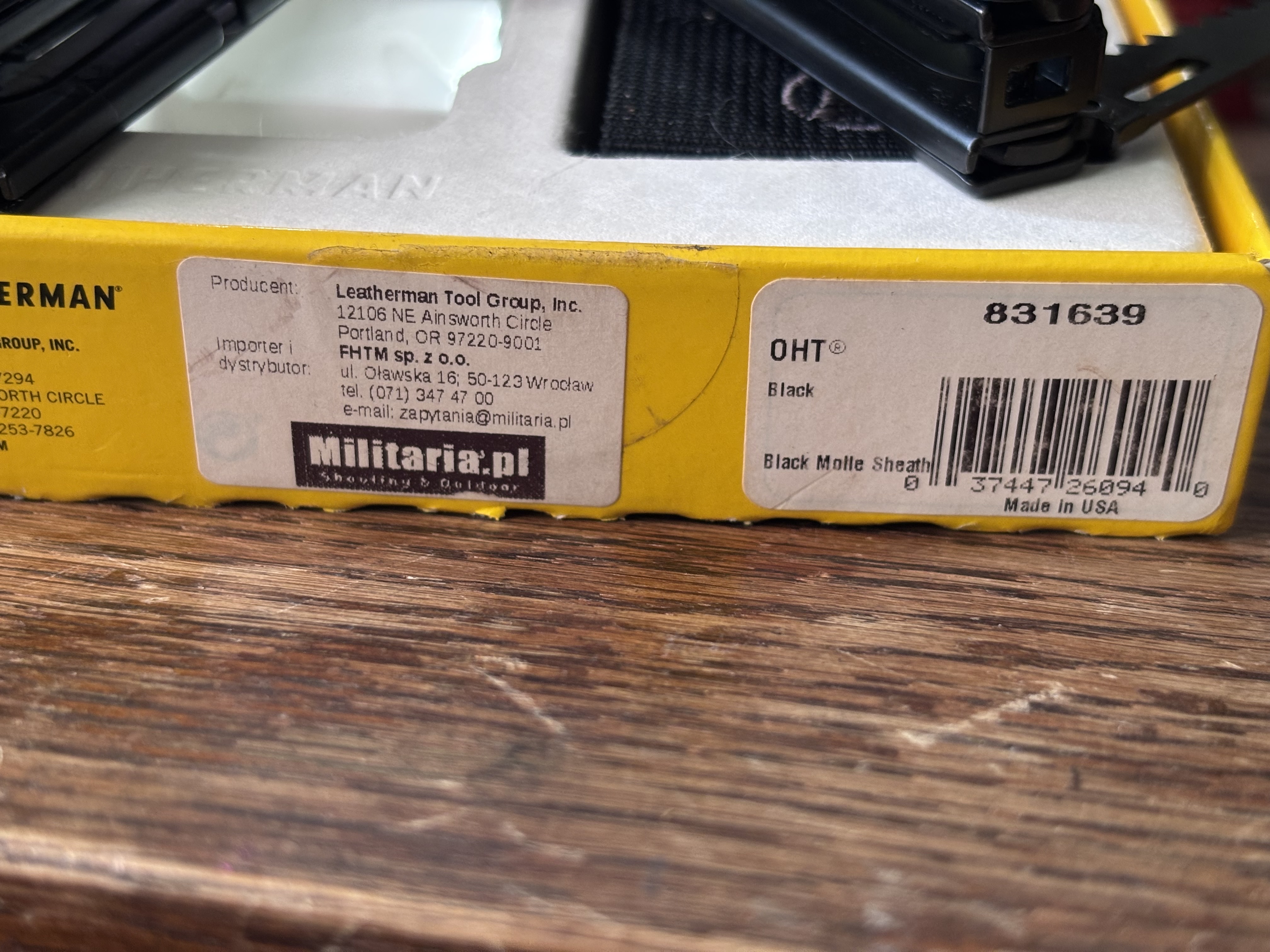 Leatherman OHT Black