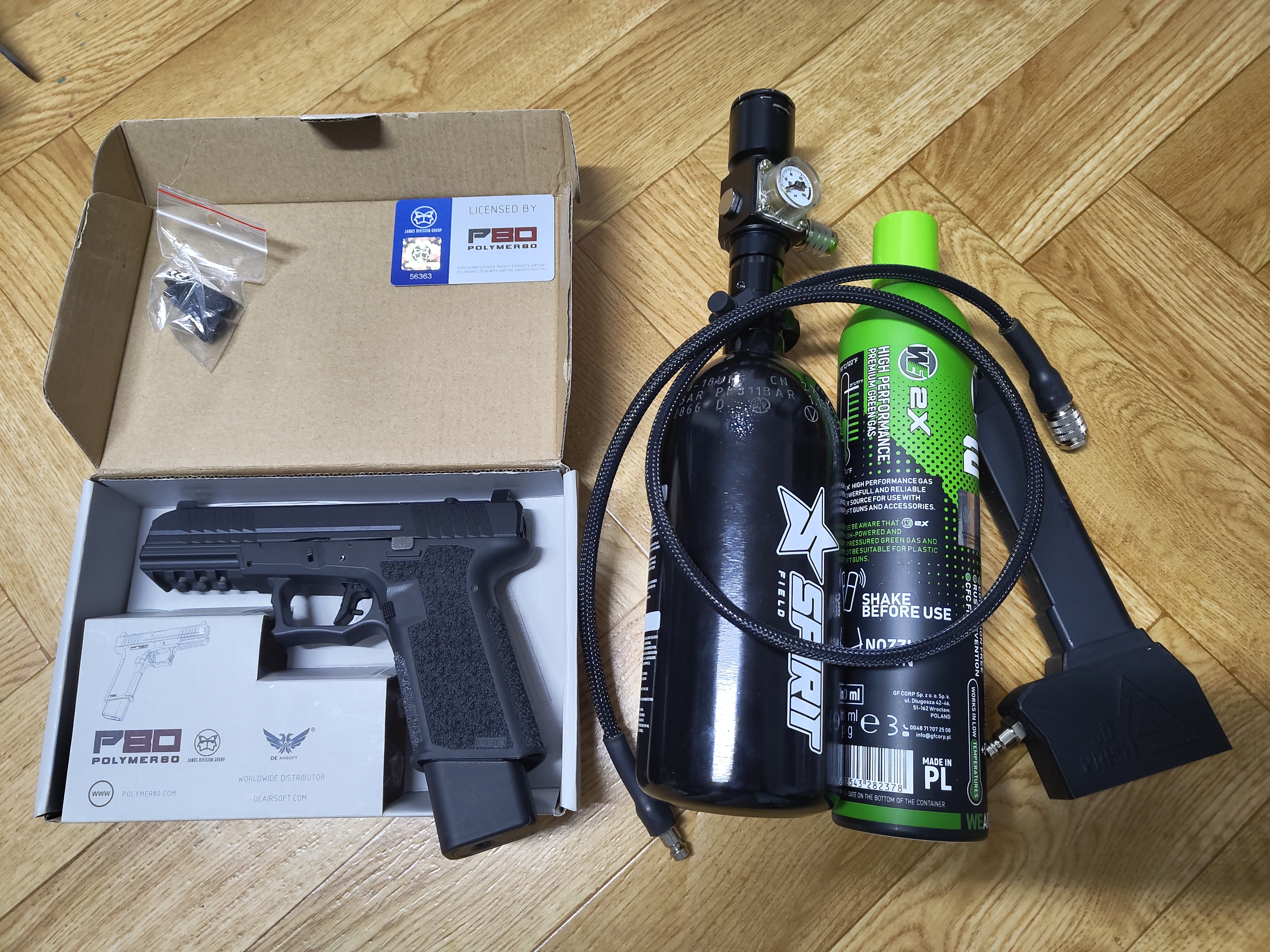 Zestaw green gas/hpa