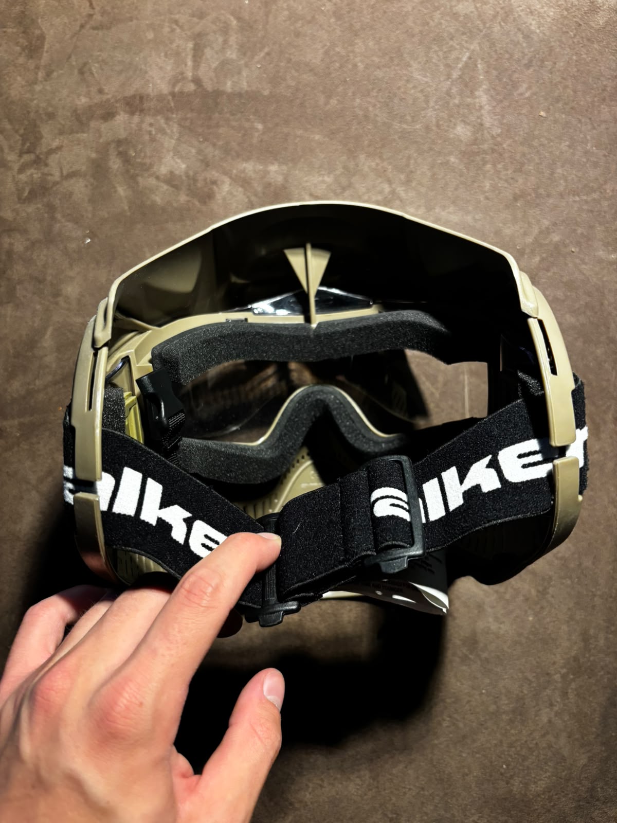 Valken MI-7 Thermal Tan – maska paintballowa ASG pełna z daszkiem