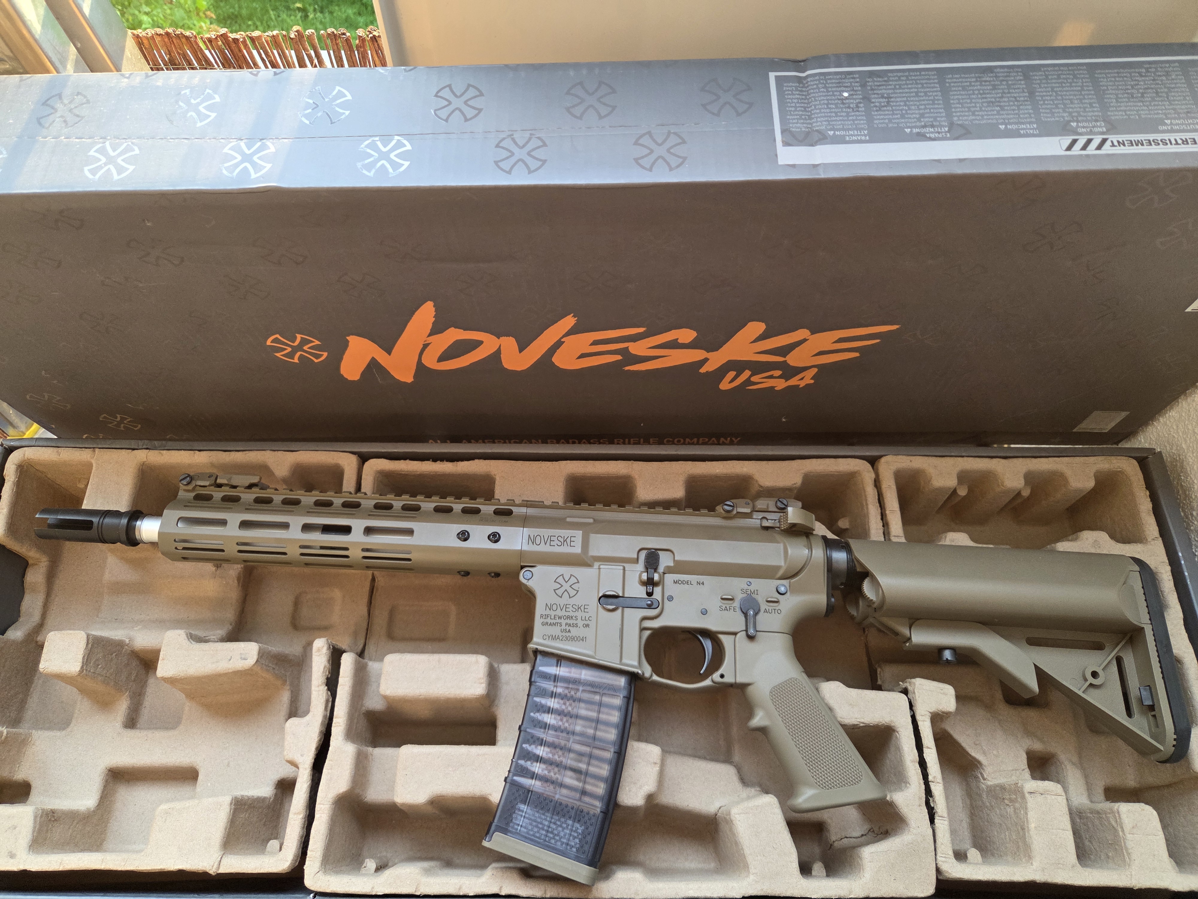 Replika Noveske N4 10.5 Shorty .300 BLK – Tan CGS gbbr