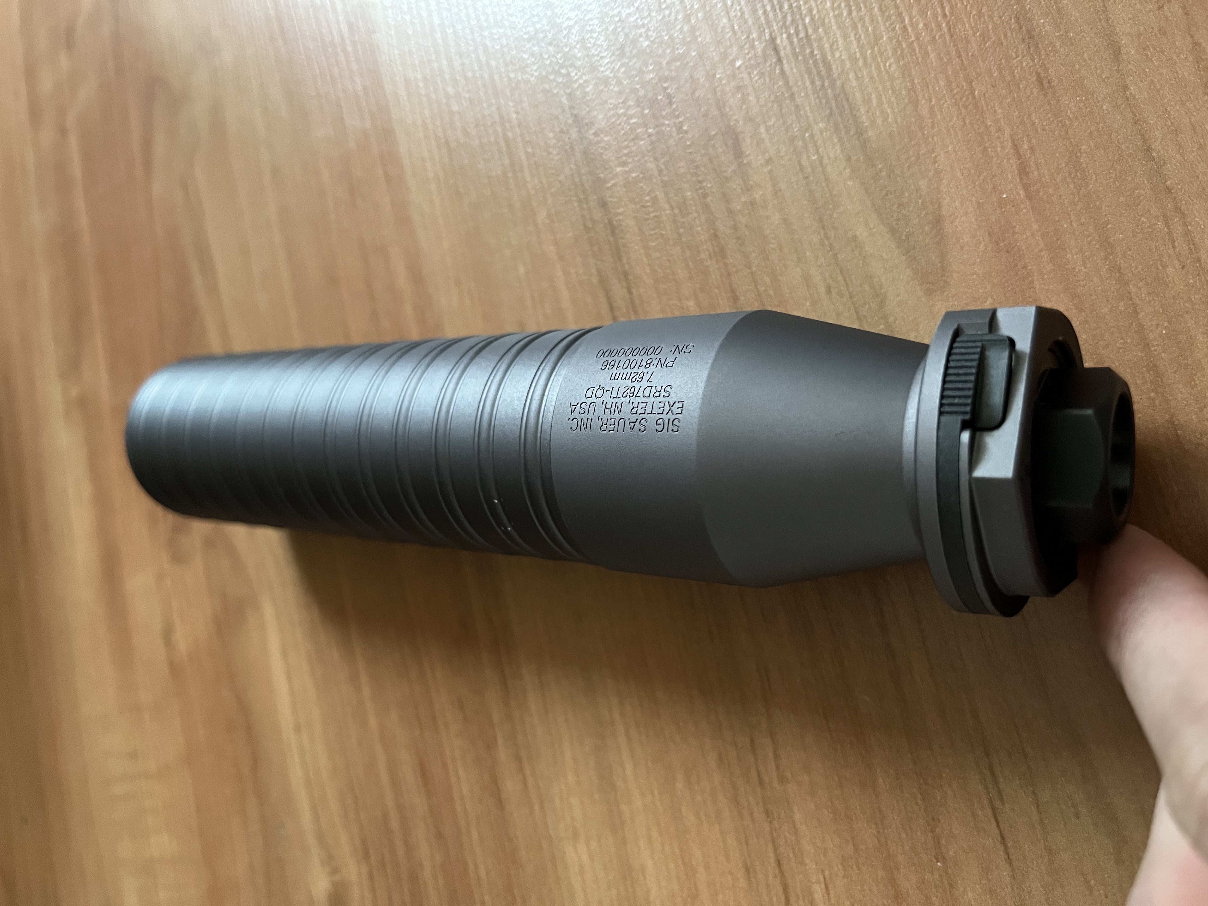 Tłumik Airsoft Artisan SRD762Ti - długa wersja, jakość bdb, MCX