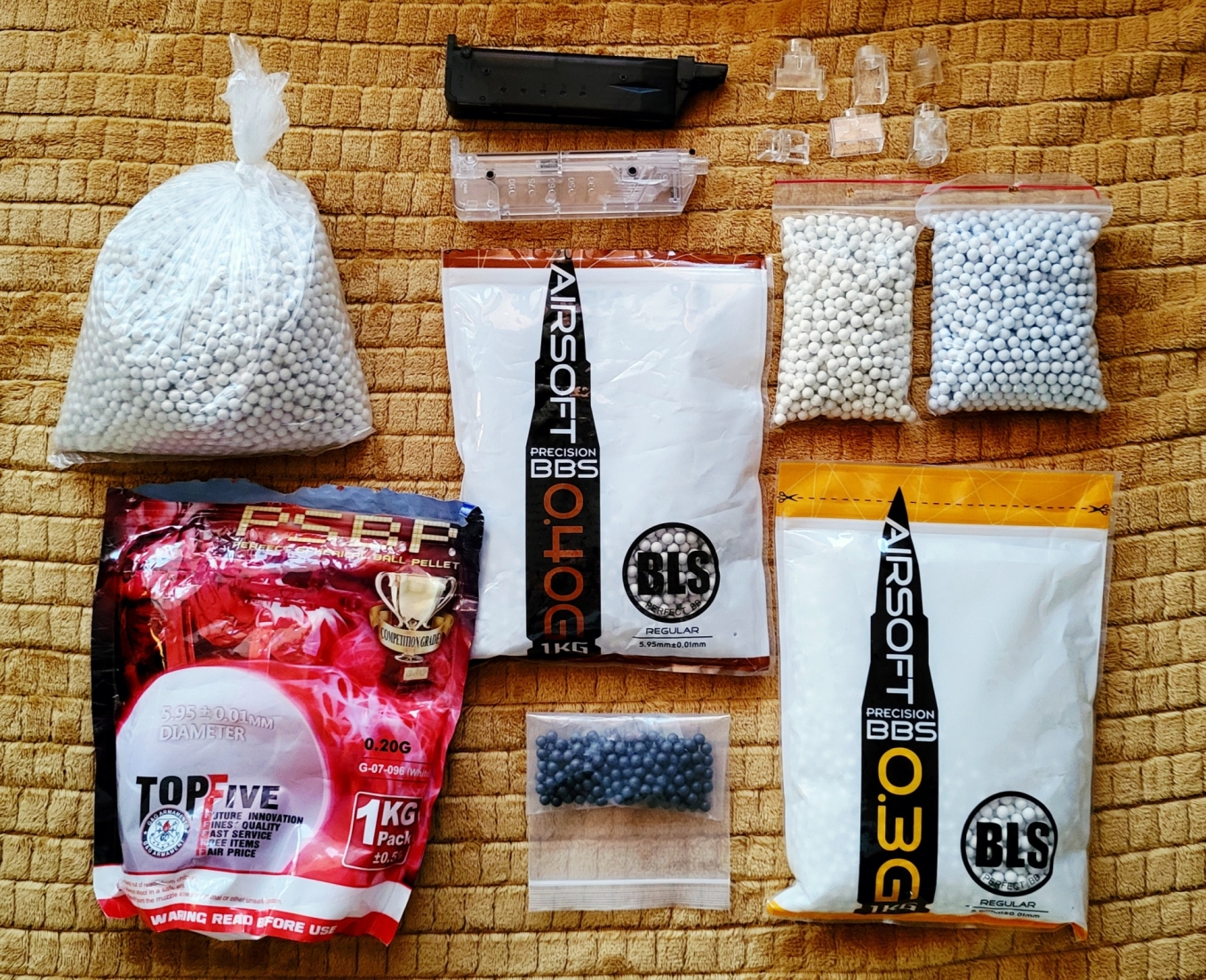 !BCM! KULKI BLS PRECISION 0,40 G, 0,30 G, G&G 0,20 G, SZYBKOŁADOWARKI