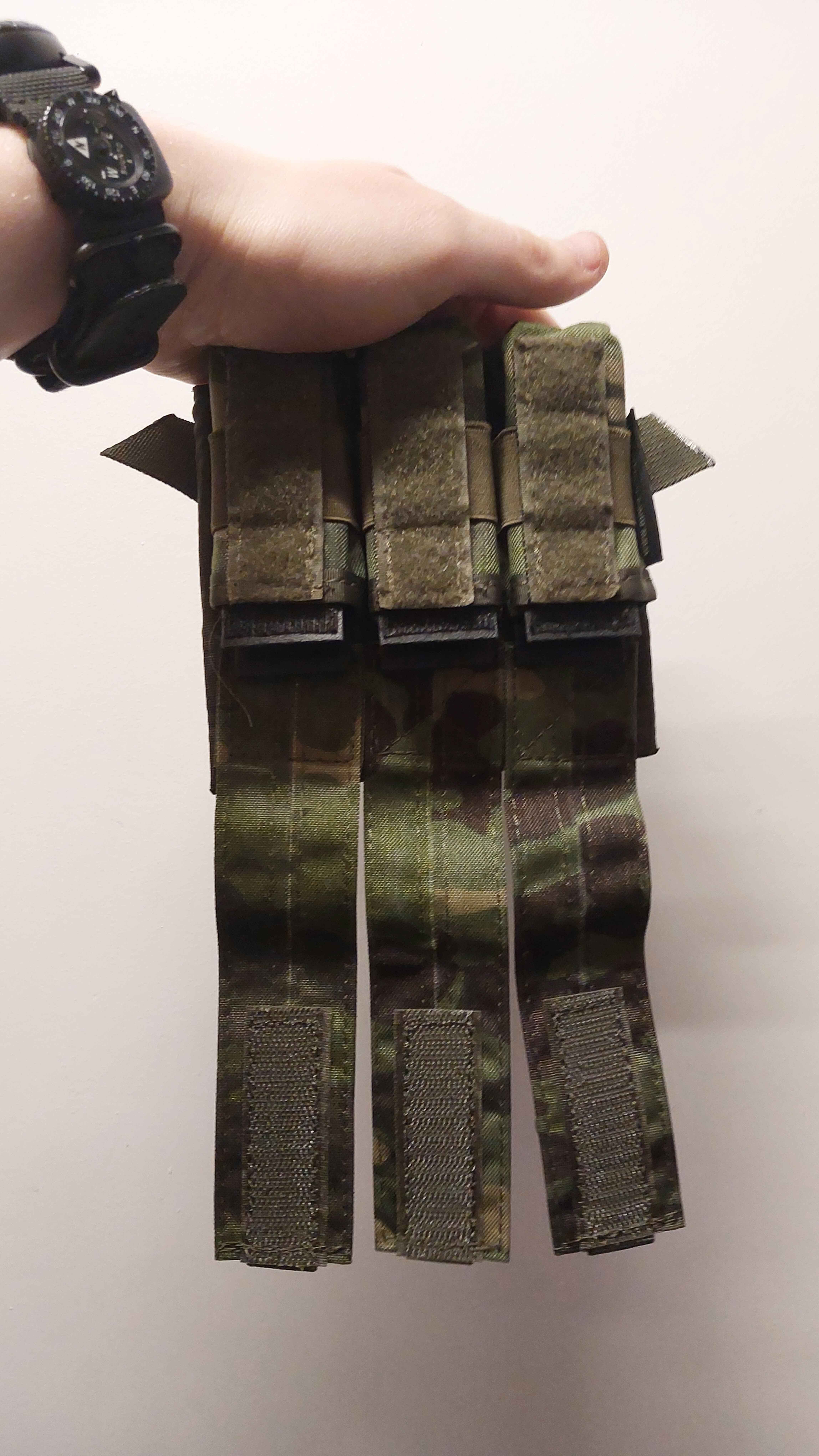 Ładownica MIWO FAST FLAP CQB magazynki 3x pistoletowe / SMG / PM MultiCam Tropic z wkładkami kydex Cordura