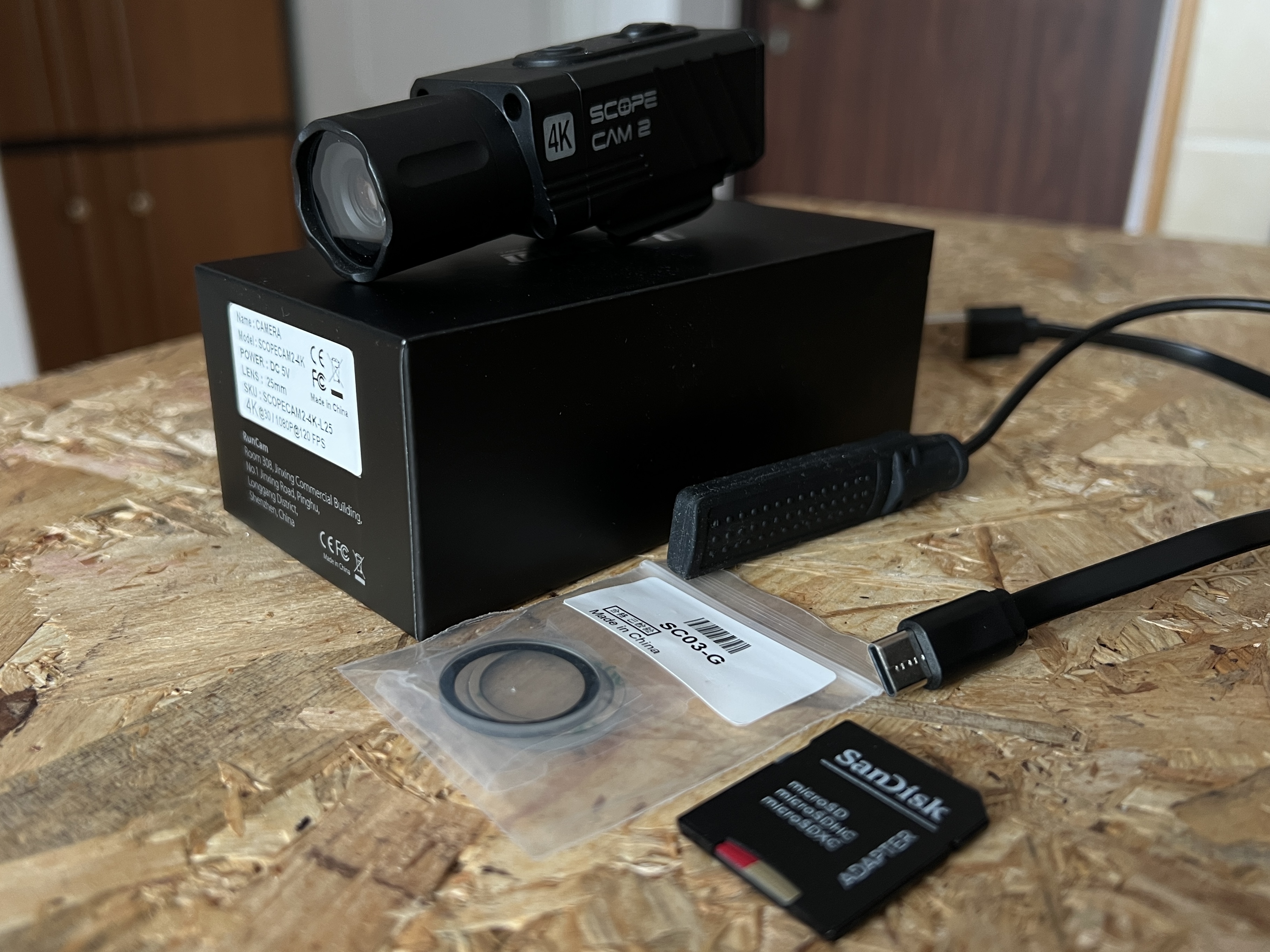 Kamera RunCam Scope Cam 2 4K 25mm + akcesoria