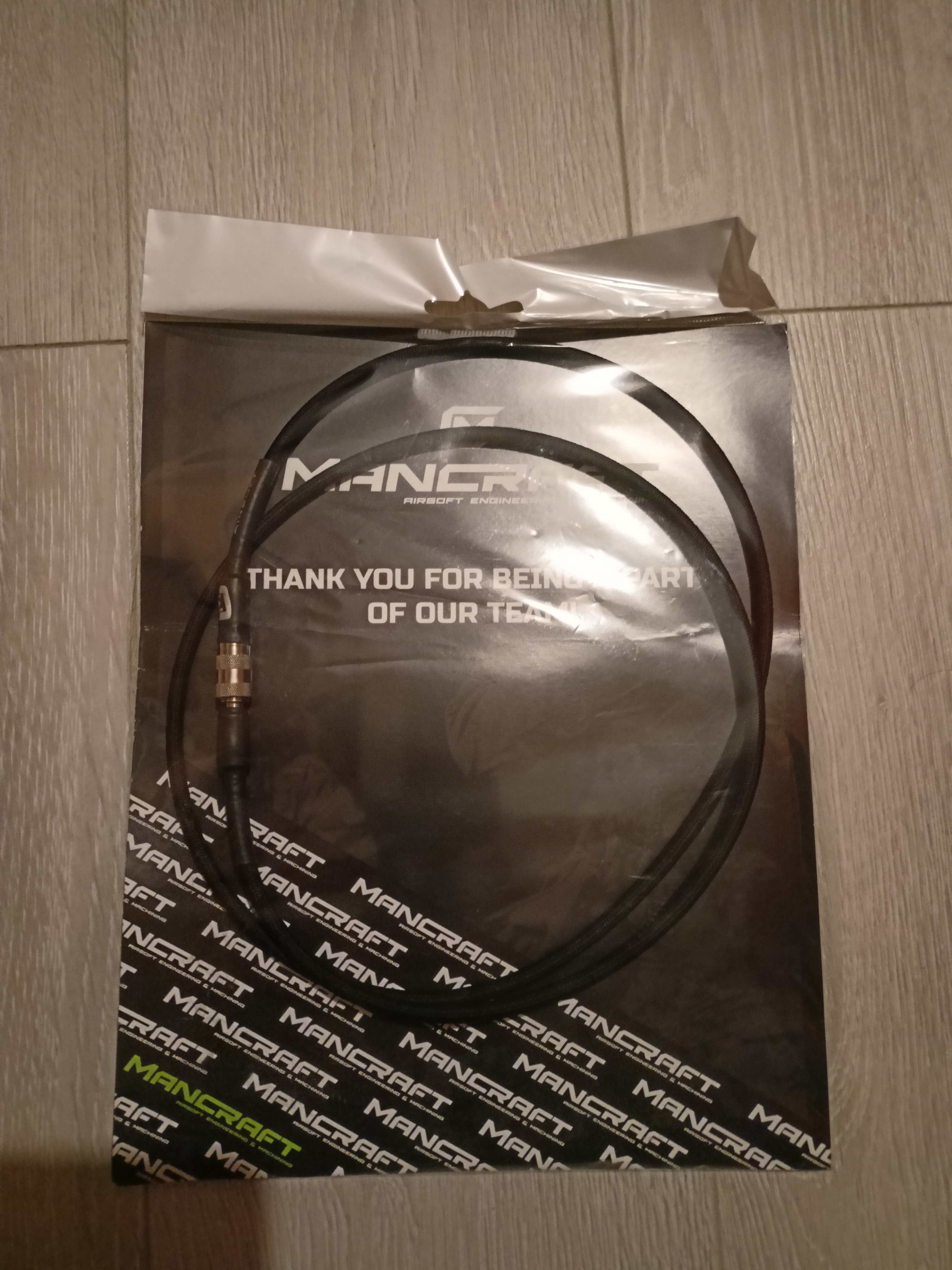 Wężyk Mancraft do micro HPA i Szybkozłączka 4mm do regulatora