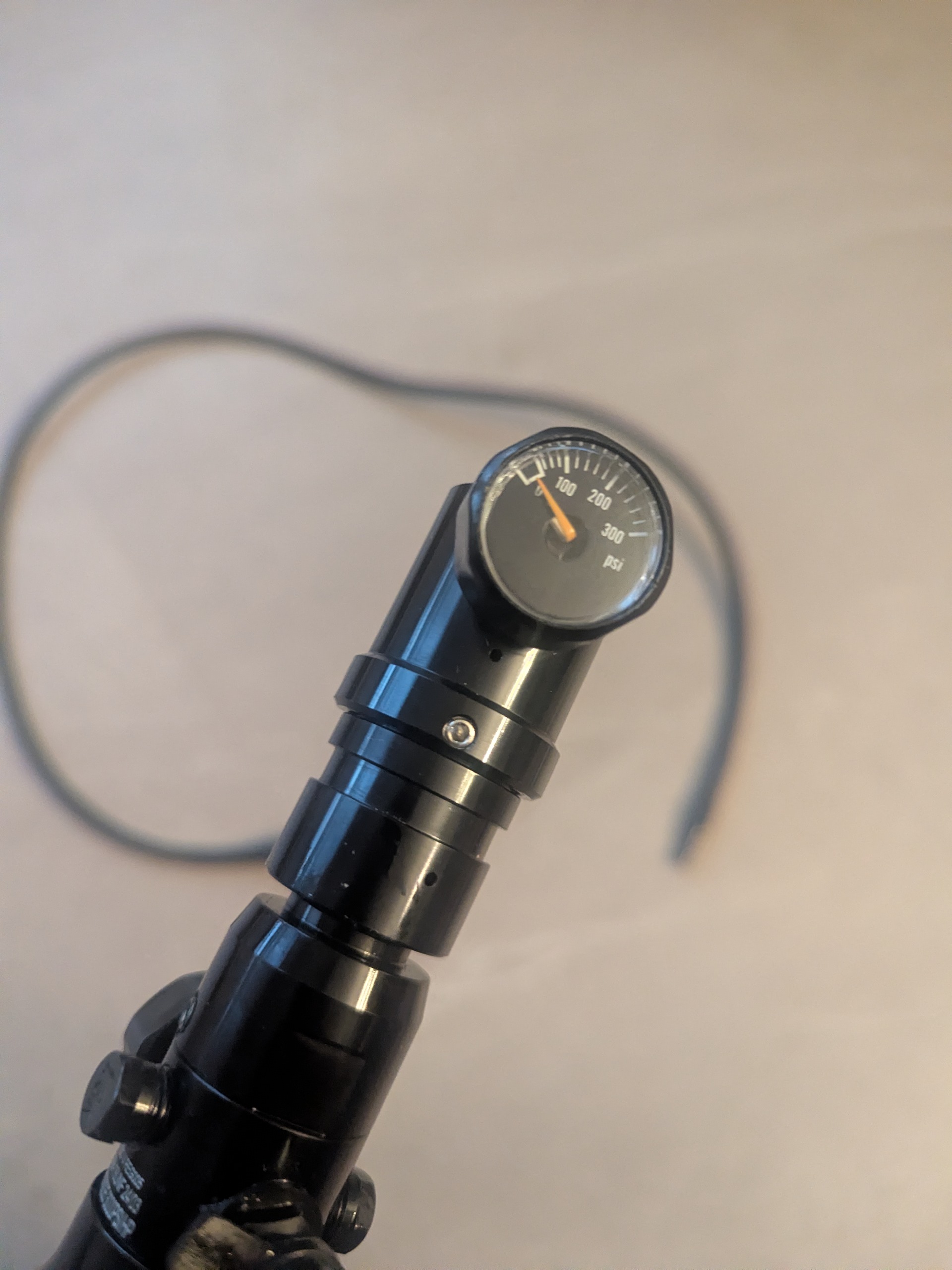 Reduktor, butla, wąż. Zestaw HPA
