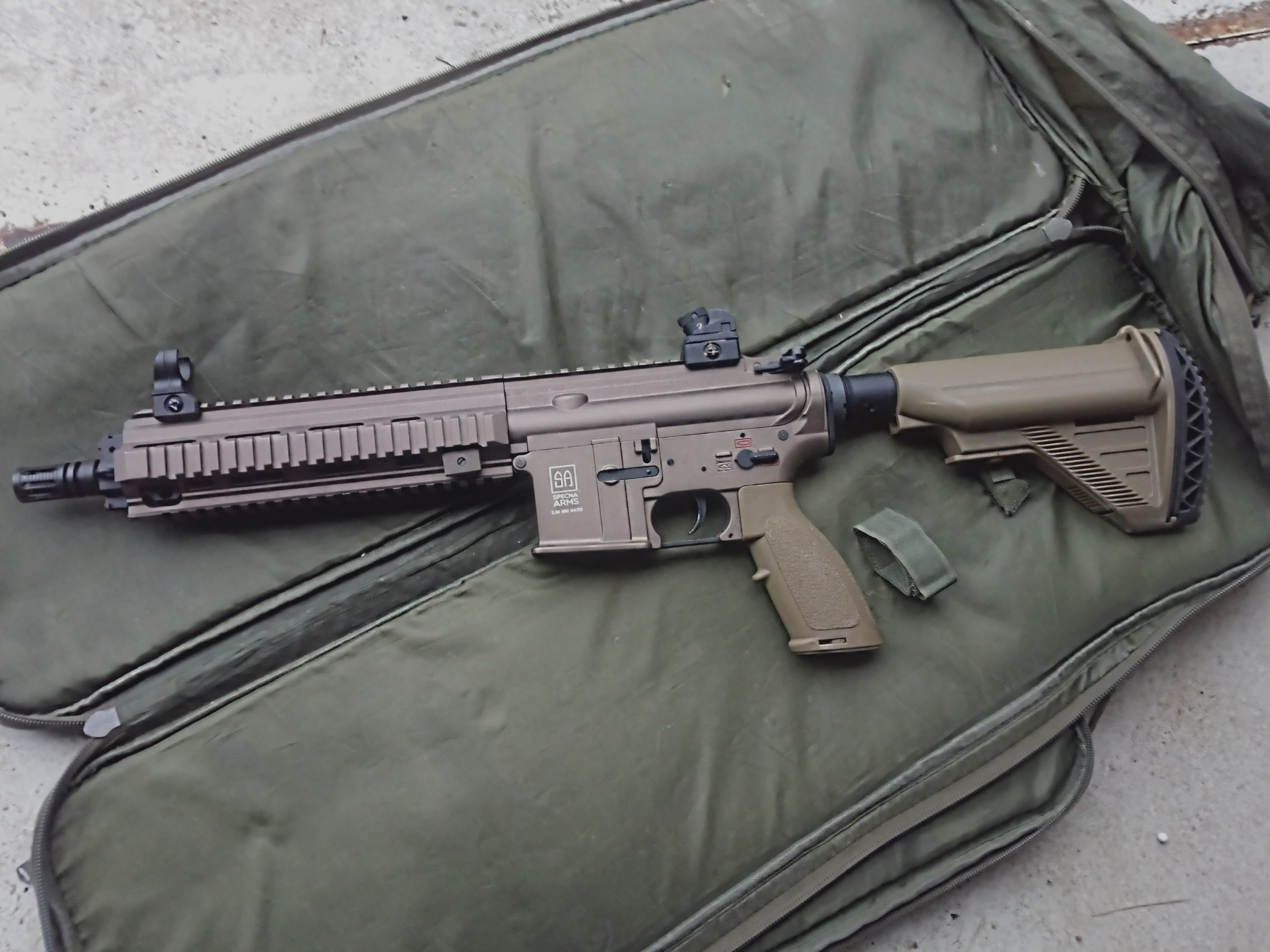 HK416 przepiękny odcień, MOCNY SZTURM doinwestowana