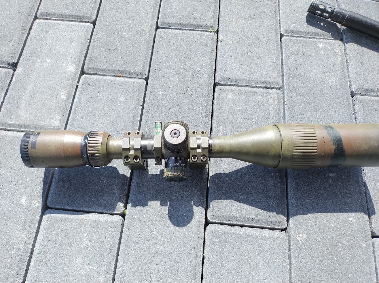 luneta theta optics 22mm 2.5-10x40 aoe