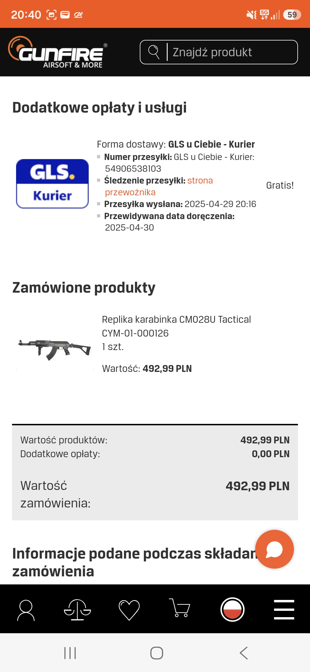 CM 028u z zestawem i kolimatorem