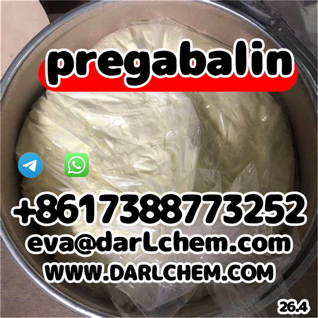 Pharma Rwa Material Factory Price 99% Prega-balin powder 148553-50-8