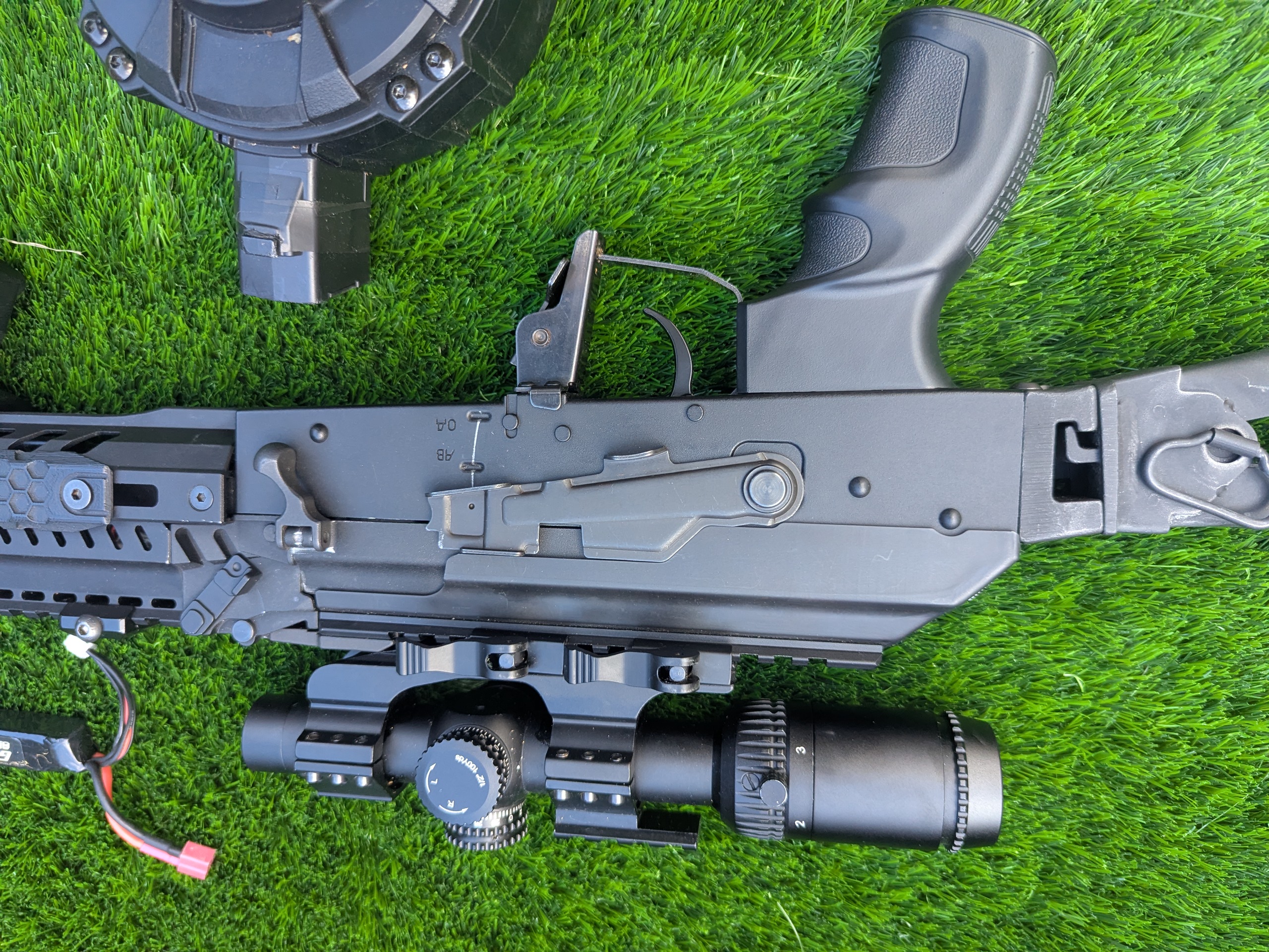 Karabin szturmowy G&G PRK9L wariacja AK47 zestaw z magiem drumm