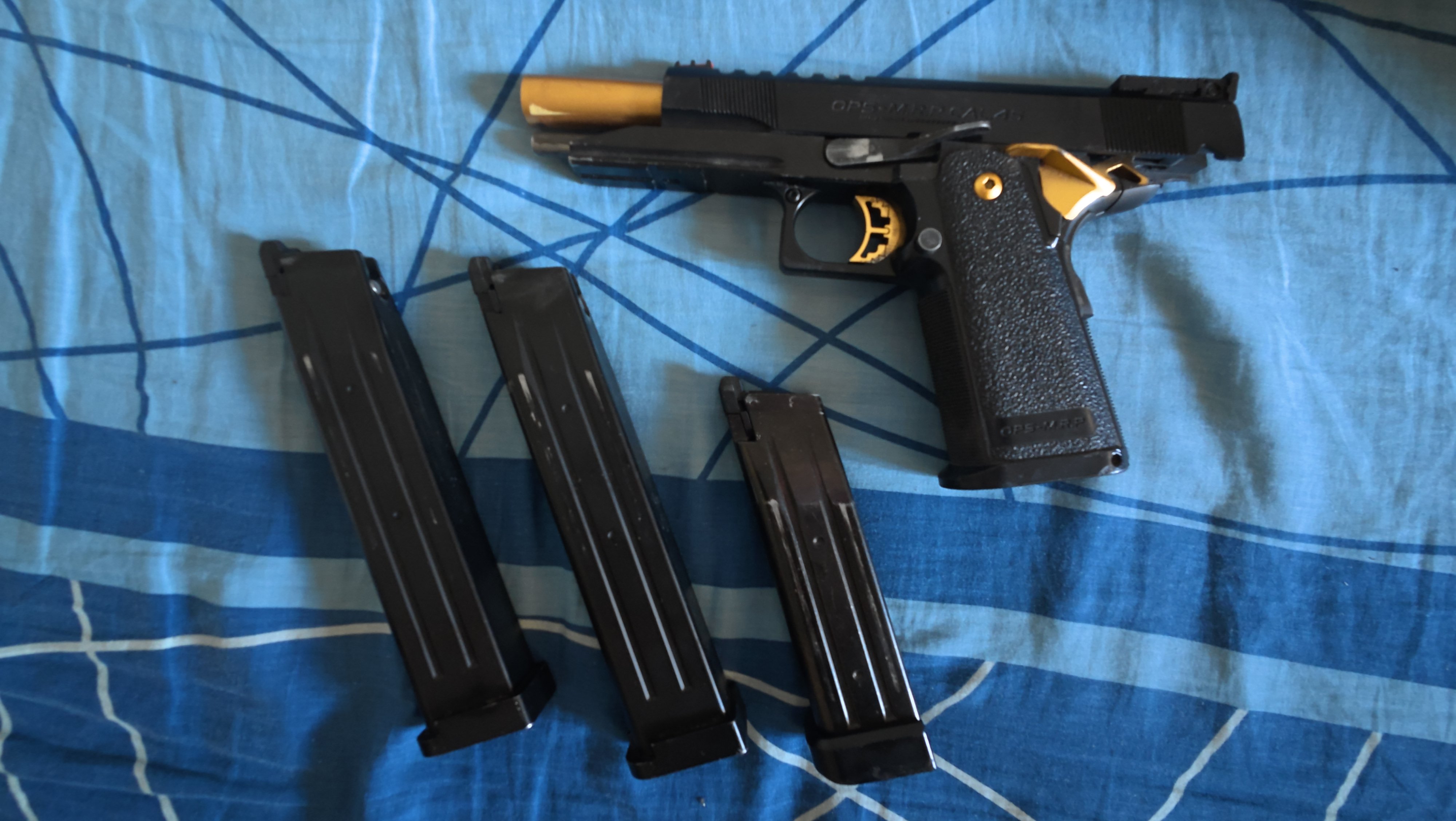 Hicapa TM gold match+3 magazynki+kabura+pokrowiec+dodatki