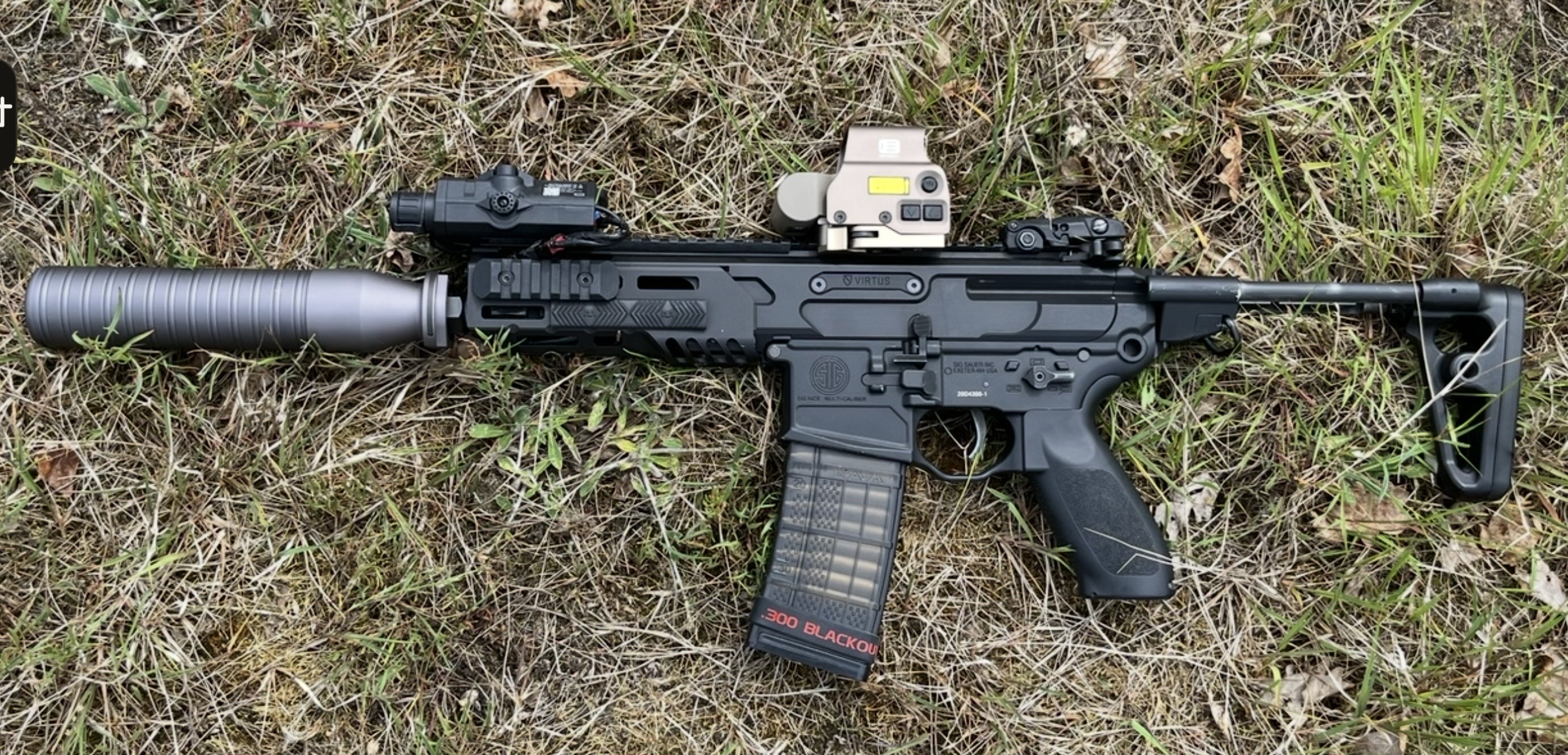 Tłumik Airsoft Artisan SRD762Ti - długa wersja, jakość bdb