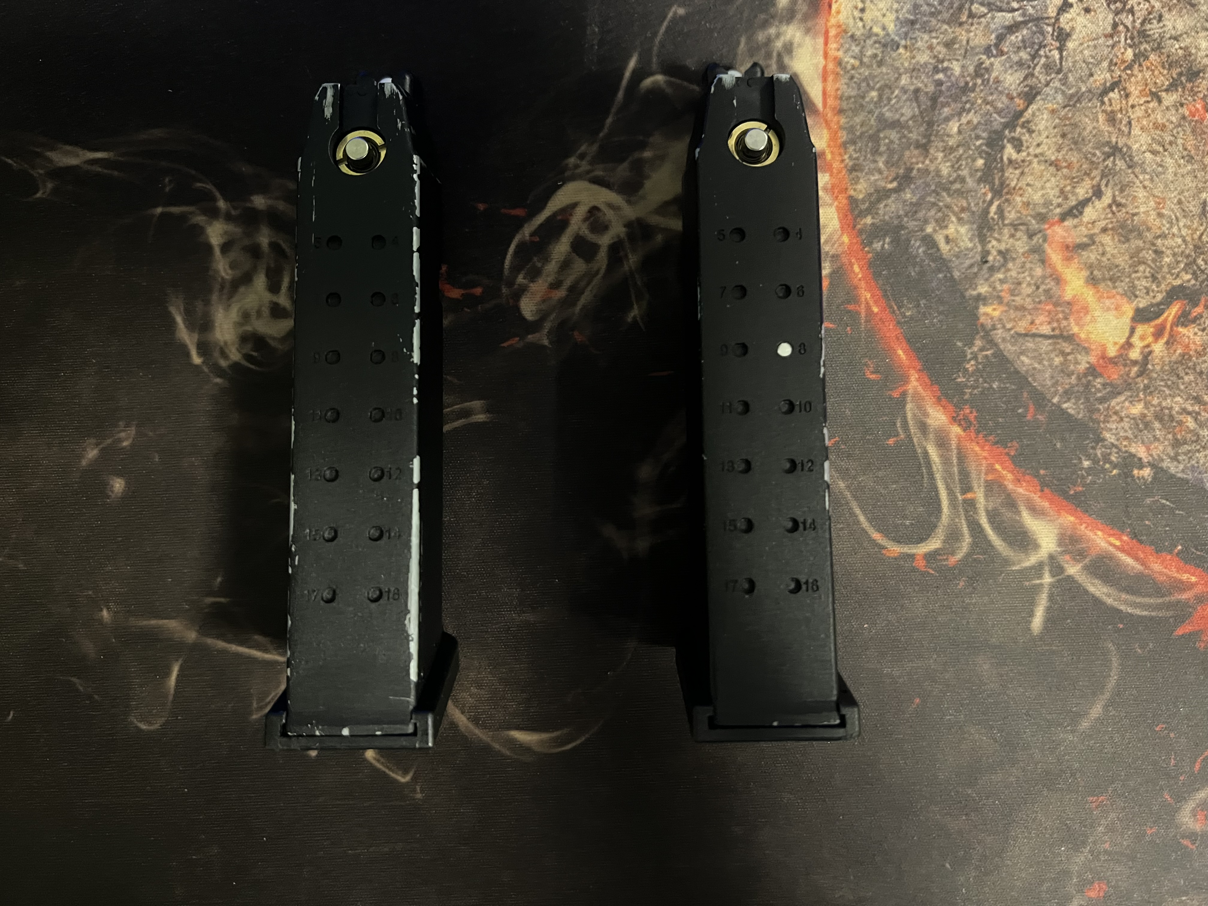 2 magazynki green gas